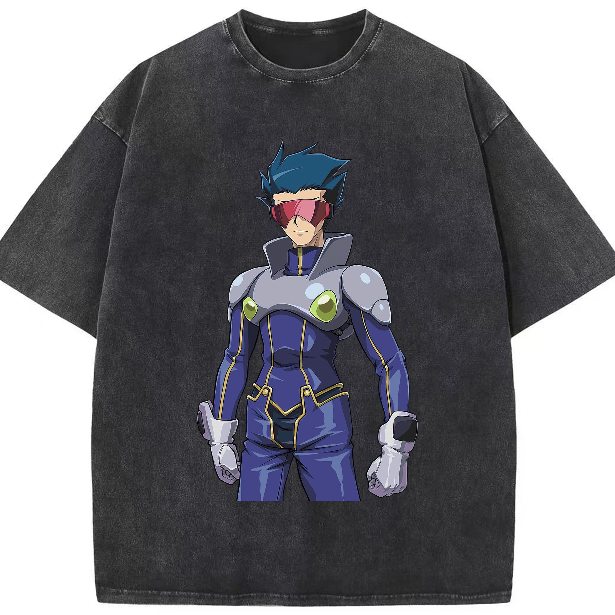 （画像用） 遊☆戯☆王 Yu-Gi-Oh! 綿100% ヴィンテージ風 半袖Tシャツ（フロントプリント）