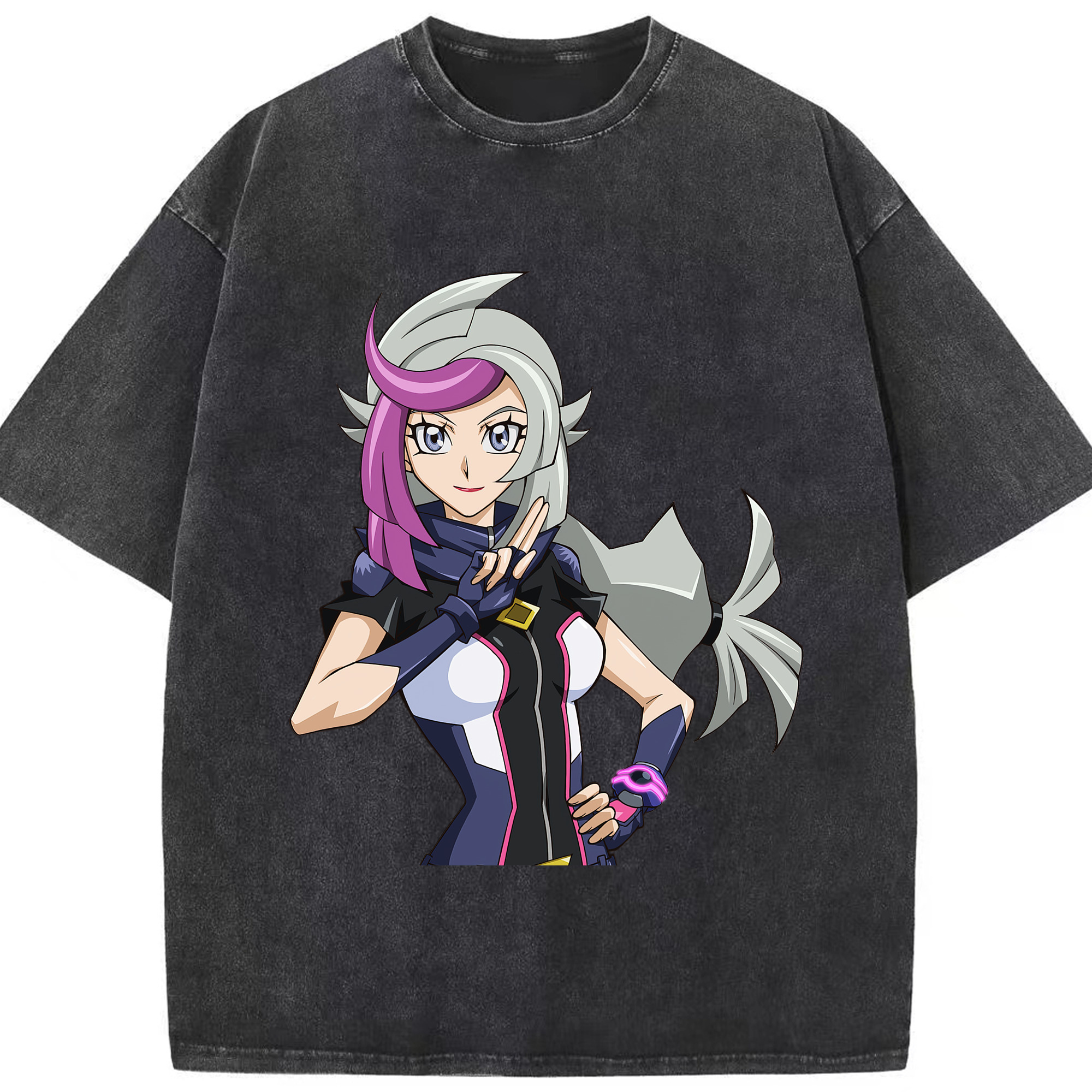 （画像用） 遊☆戯☆王 Yu-Gi-Oh! 綿100% ヴィンテージ風 半袖Tシャツ（フロントプリント）