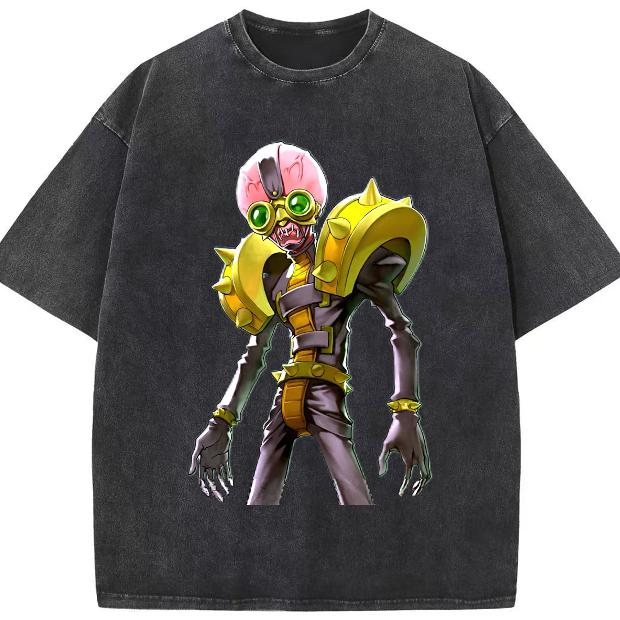 （画像用） 遊☆戯☆王 Yu-Gi-Oh! 綿100% ヴィンテージ風 半袖Tシャツ（フロントプリント）