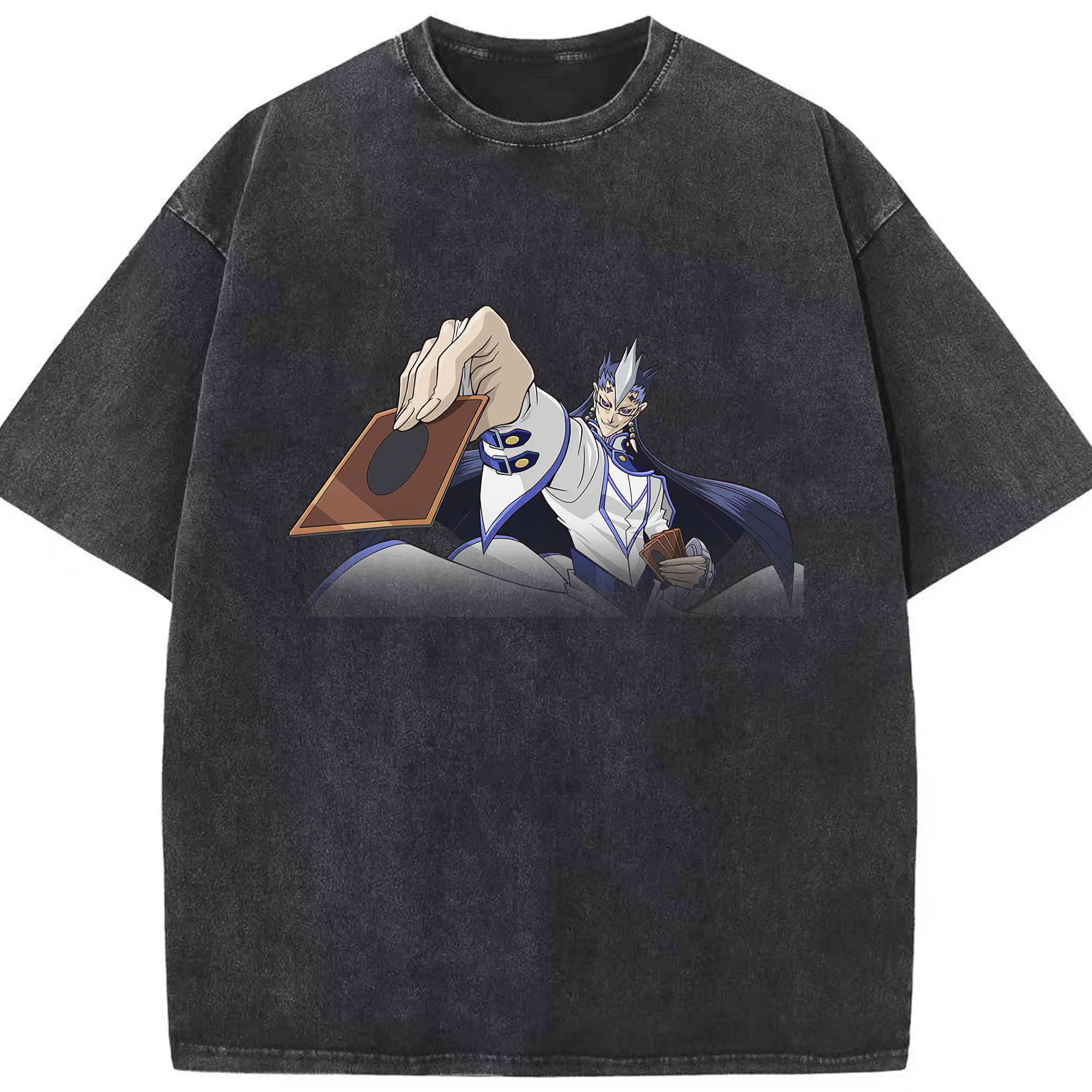 （画像用） 遊☆戯☆王 Yu-Gi-Oh! 綿100% ヴィンテージ風 半袖Tシャツ（フロントプリント）