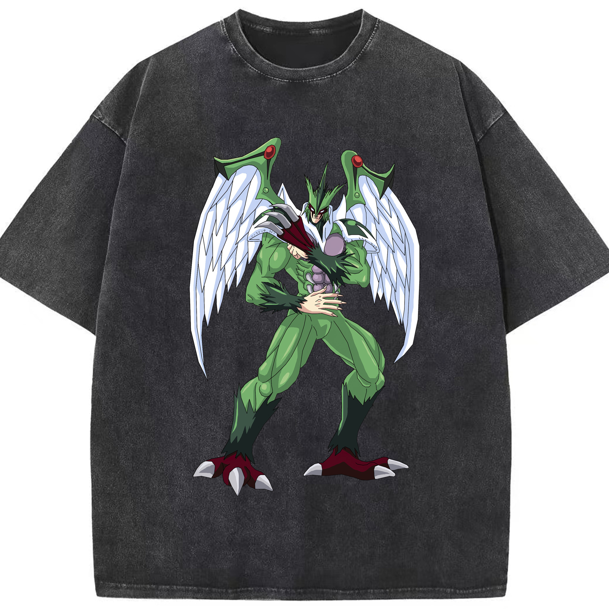 （画像用） 遊☆戯☆王 Yu-Gi-Oh! 綿100% ヴィンテージ風 半袖Tシャツ（フロントプリント）