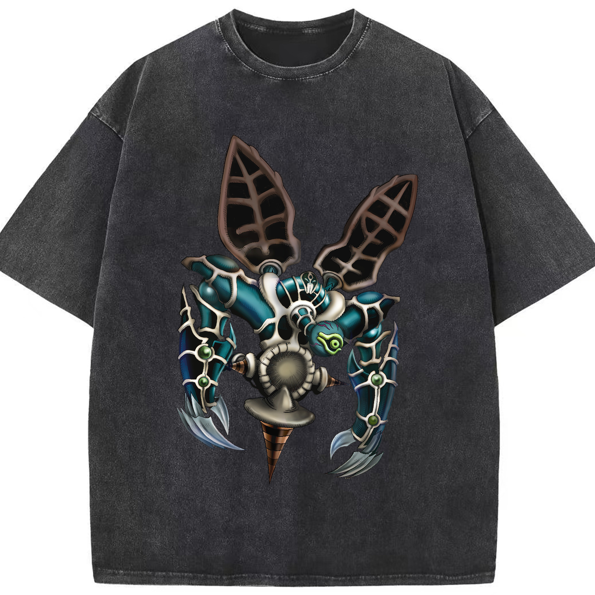 （画像用） 遊☆戯☆王 Yu-Gi-Oh! 綿100% ヴィンテージ風 半袖Tシャツ（フロントプリント）