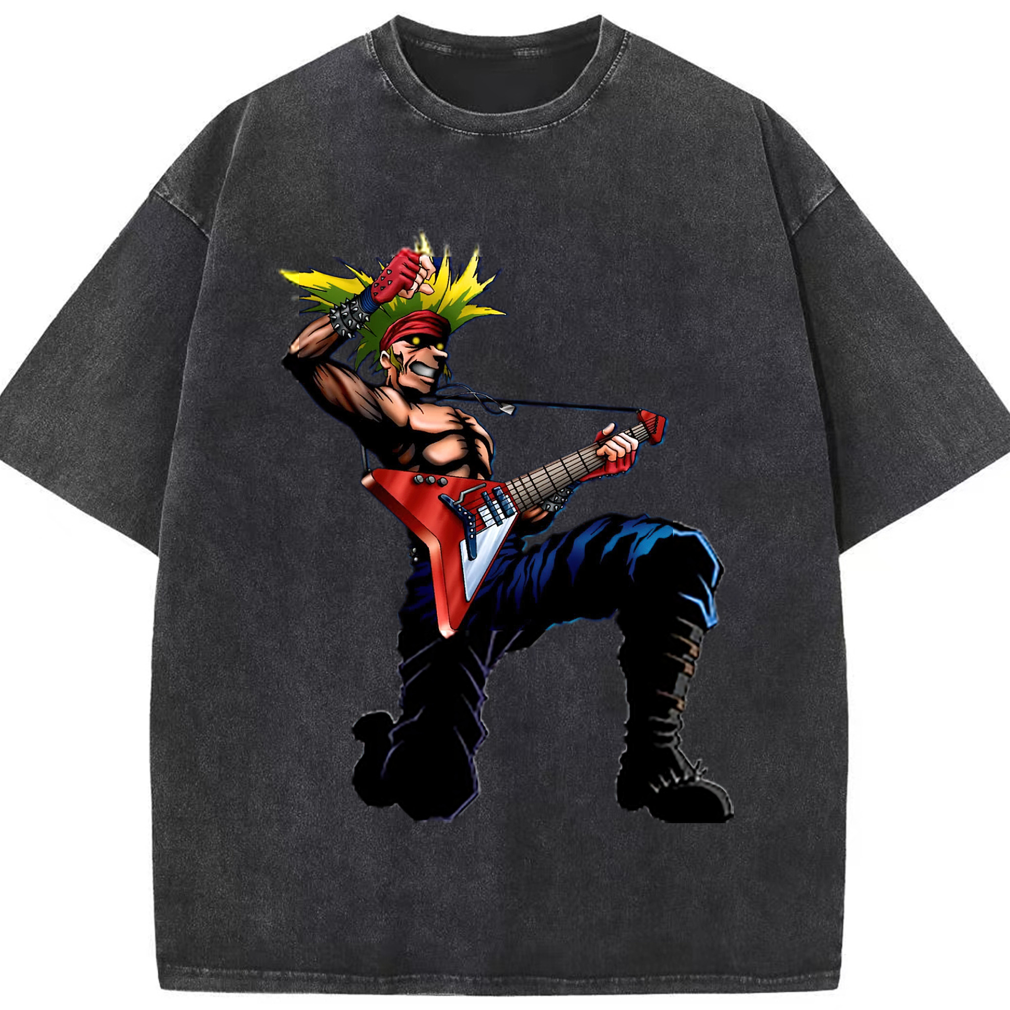 （画像用） 遊☆戯☆王 Yu-Gi-Oh! 綿100% ヴィンテージ風 半袖Tシャツ（フロントプリント）