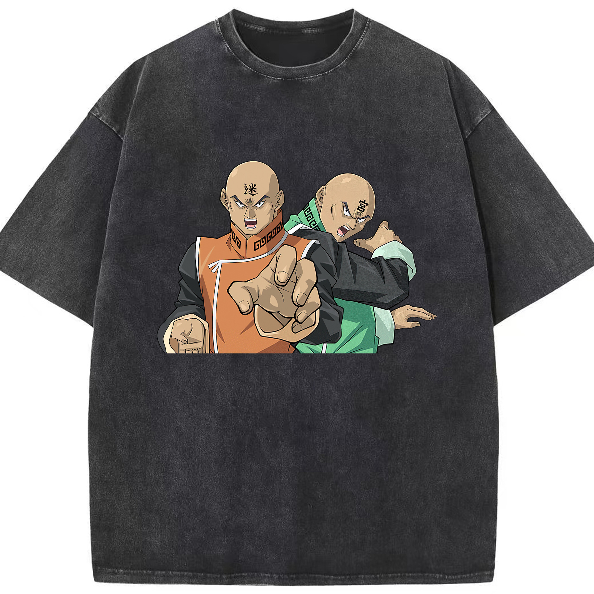 （画像用） 遊☆戯☆王 Yu-Gi-Oh! 綿100% ヴィンテージ風 半袖Tシャツ（フロントプリント）