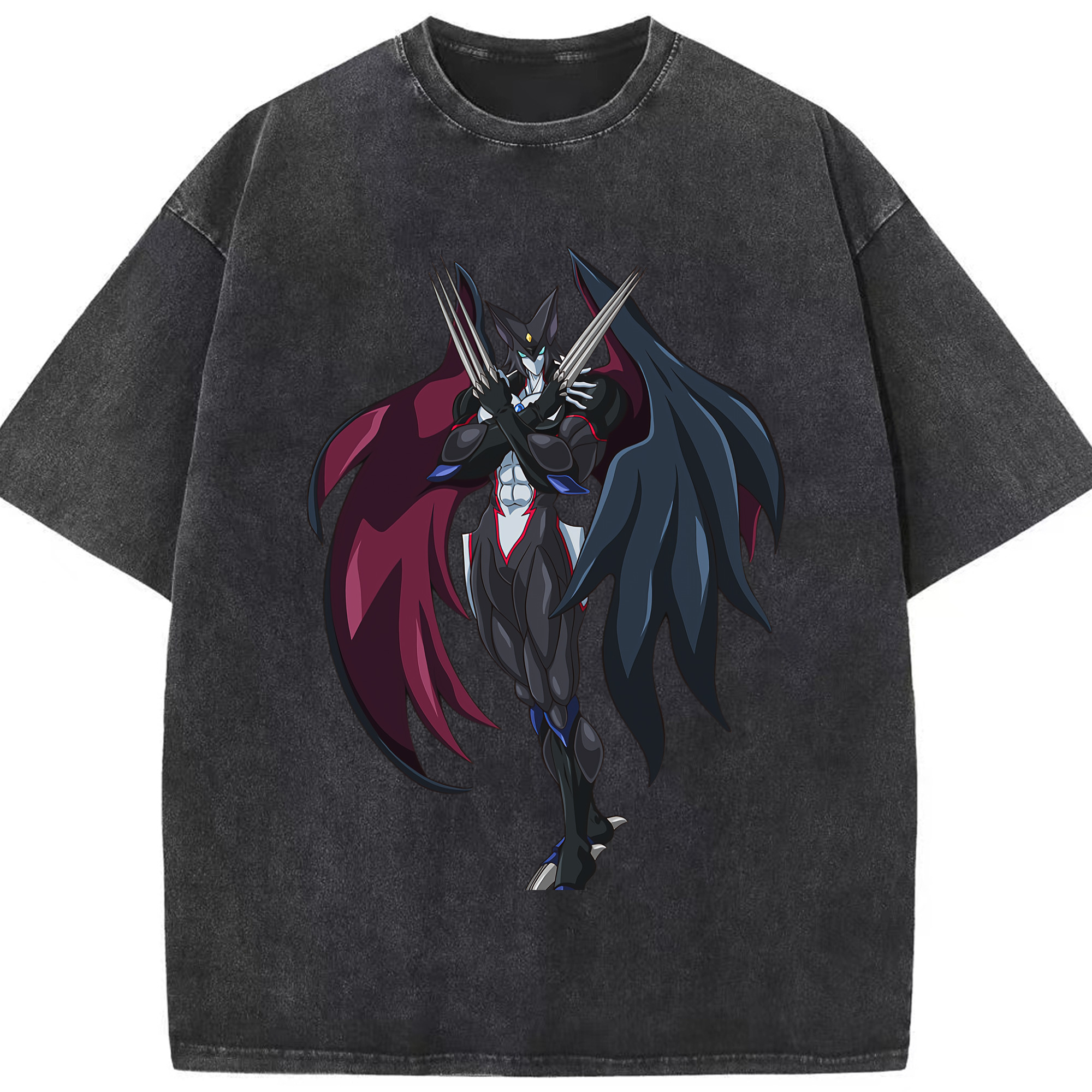 （画像用） 遊☆戯☆王 Yu-Gi-Oh! 綿100% ヴィンテージ風 半袖Tシャツ（フロントプリント）