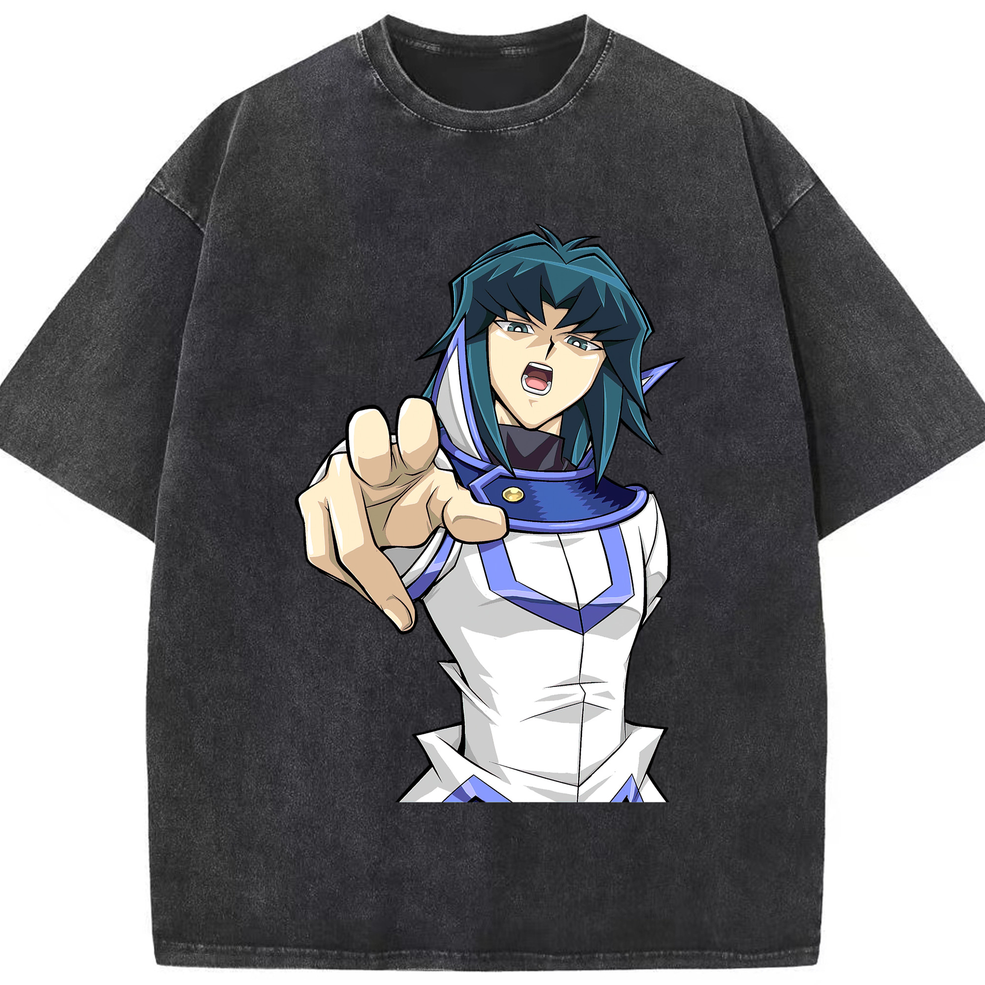 （画像用） 遊☆戯☆王 Yu-Gi-Oh! 綿100% ヴィンテージ風 半袖Tシャツ（フロントプリント）