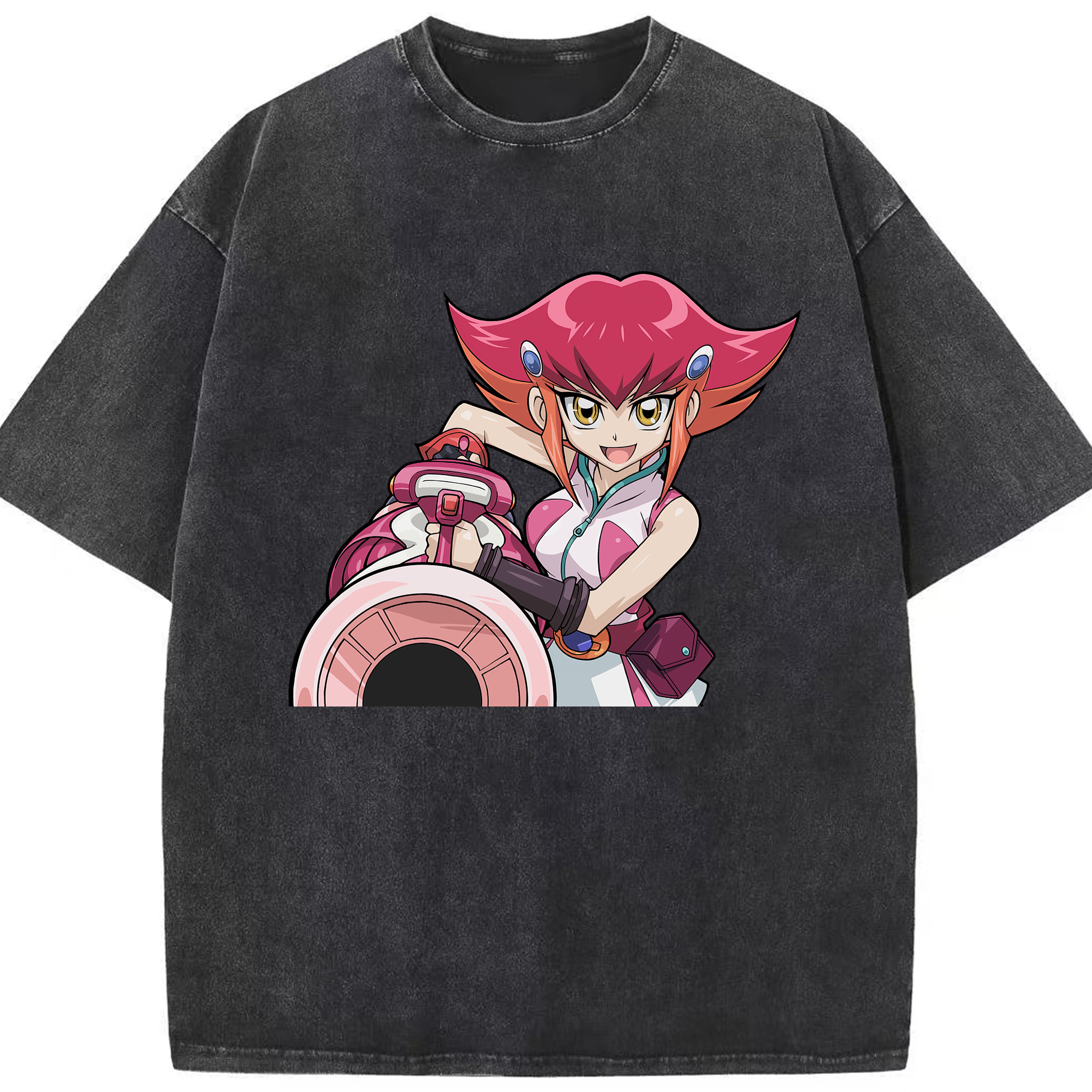 （画像用） 遊☆戯☆王 Yu-Gi-Oh! 綿100% ヴィンテージ風 半袖Tシャツ（フロントプリント）