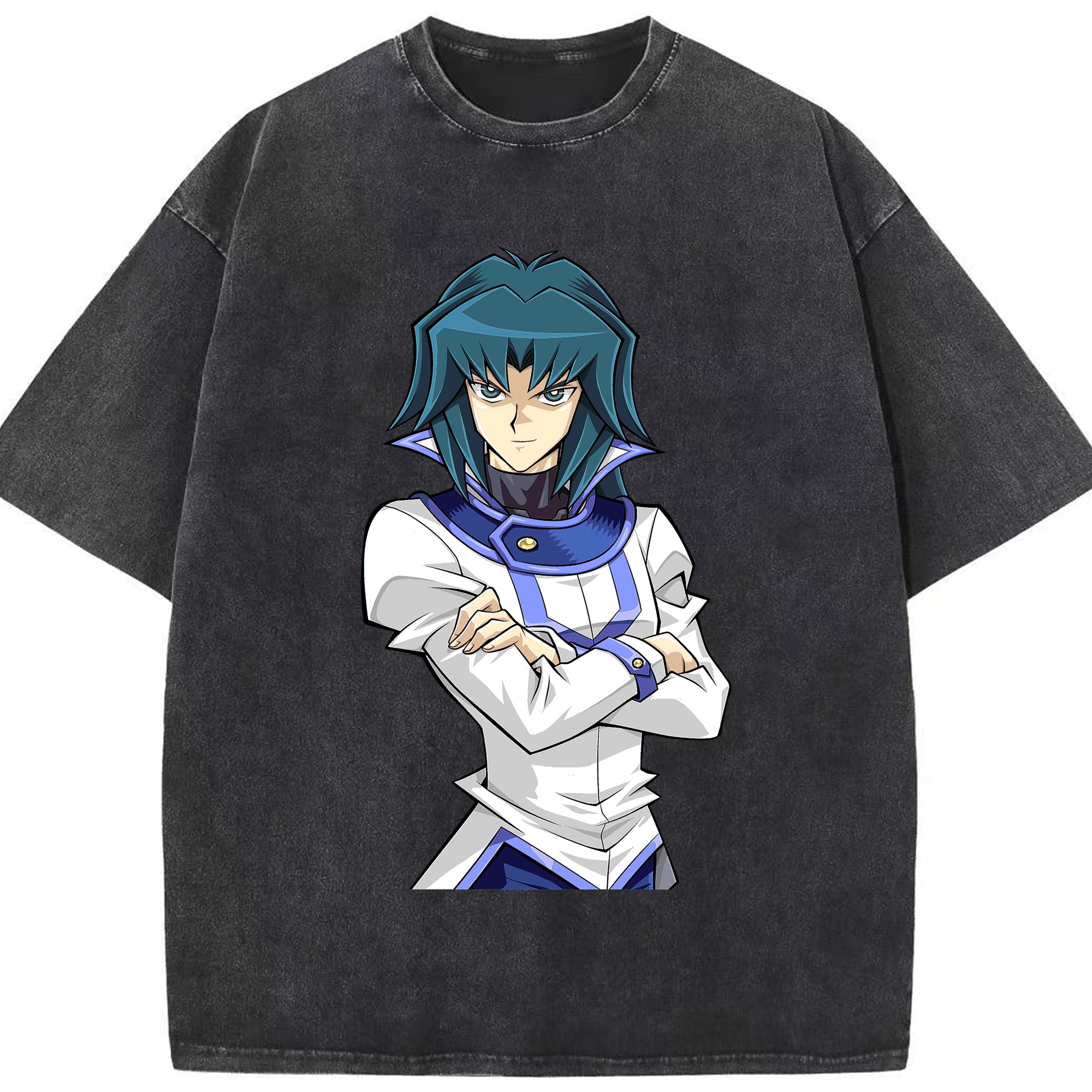 （画像用） 遊☆戯☆王 Yu-Gi-Oh! 綿100% ヴィンテージ風 半袖Tシャツ（フロントプリント）