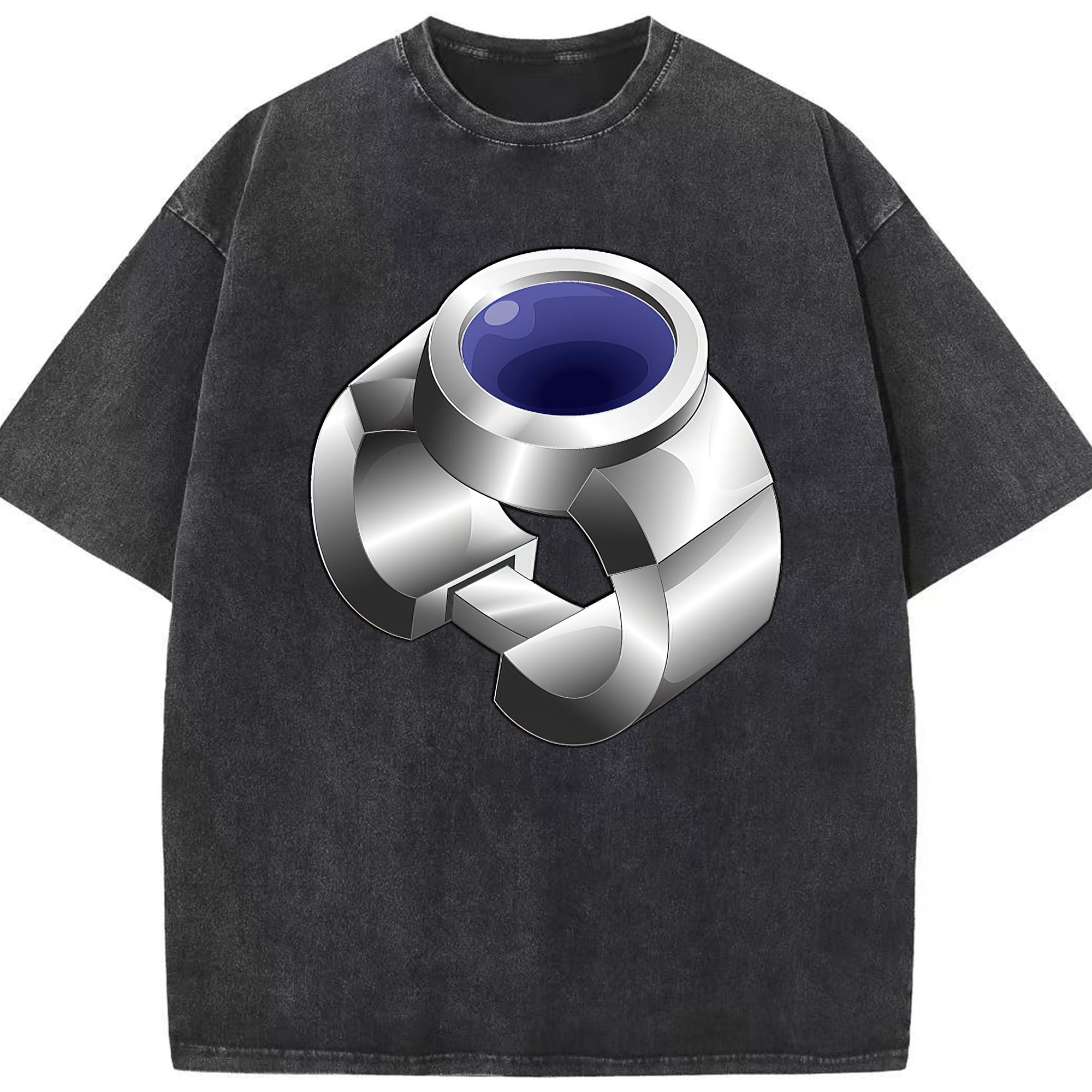 （画像用） 遊☆戯☆王 Yu-Gi-Oh! 綿100% ヴィンテージ風 半袖Tシャツ（フロントプリント）