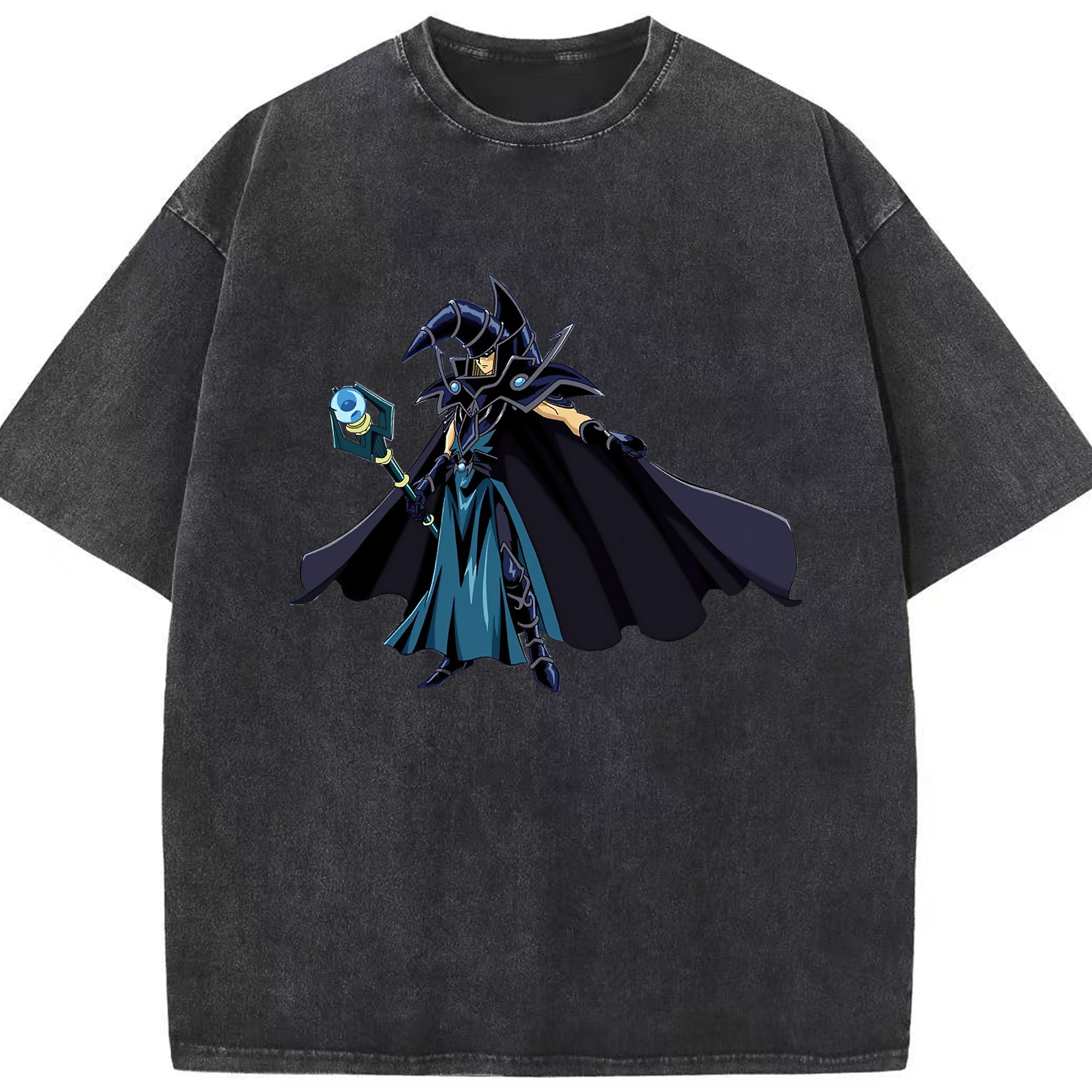 （画像用） 遊☆戯☆王 Yu-Gi-Oh! 綿100% ヴィンテージ風 半袖Tシャツ（フロントプリント）
