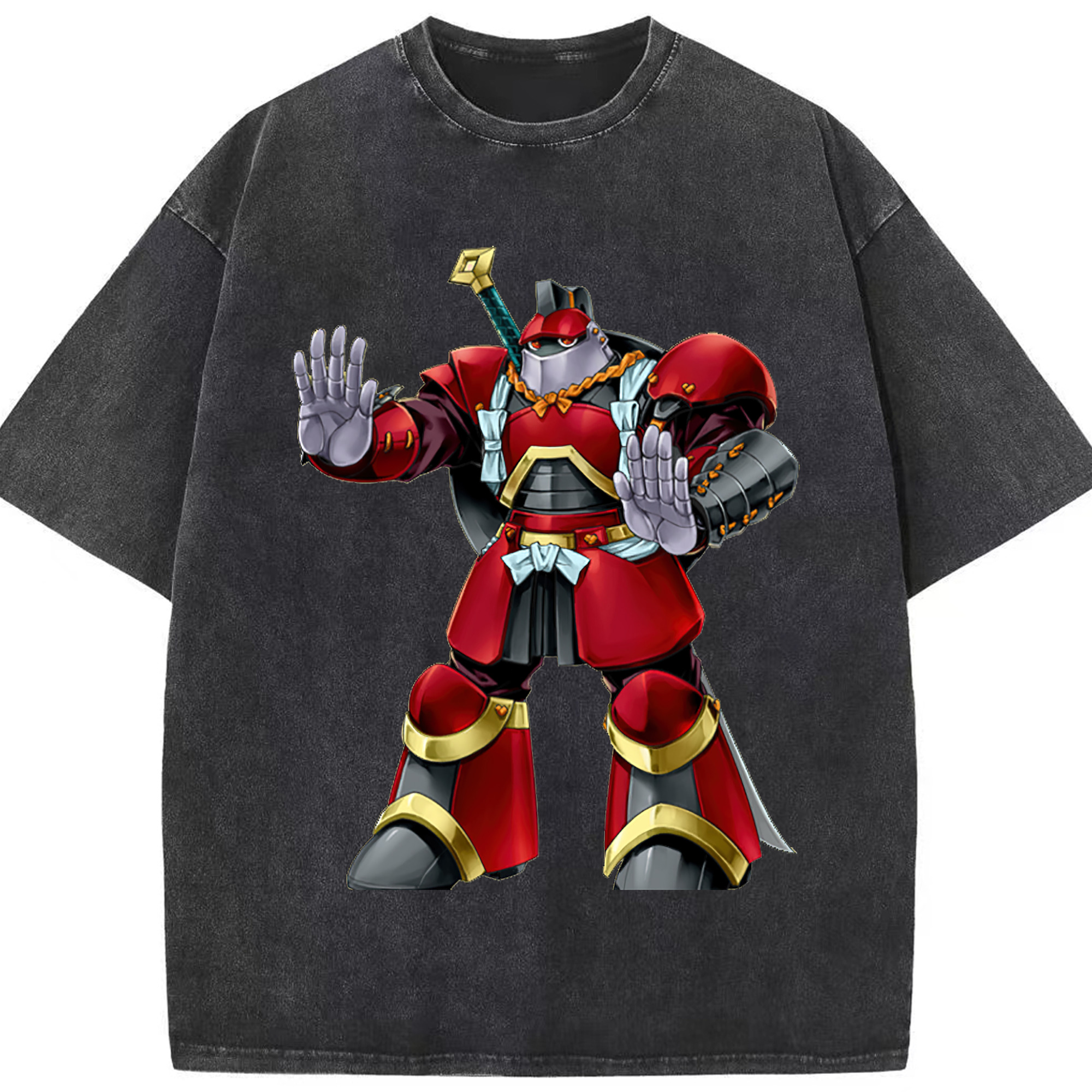 （画像用） 遊☆戯☆王 Yu-Gi-Oh! 綿100% ヴィンテージ風 半袖Tシャツ（フロントプリント）