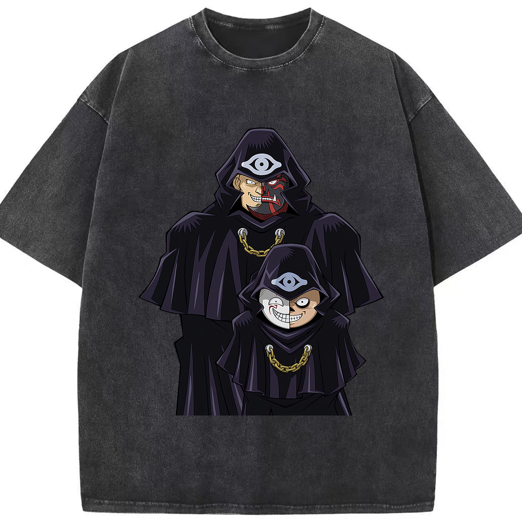 （画像用） 遊☆戯☆王 Yu-Gi-Oh! 綿100% ヴィンテージ風 半袖Tシャツ（フロントプリント）