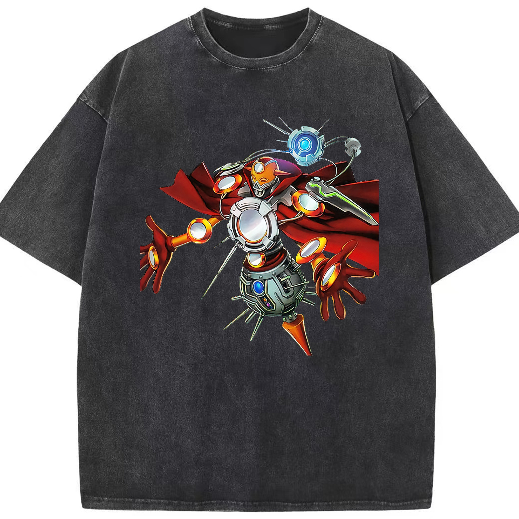 （画像用） 遊☆戯☆王 Yu-Gi-Oh! 綿100% ヴィンテージ風 半袖Tシャツ（フロントプリント）