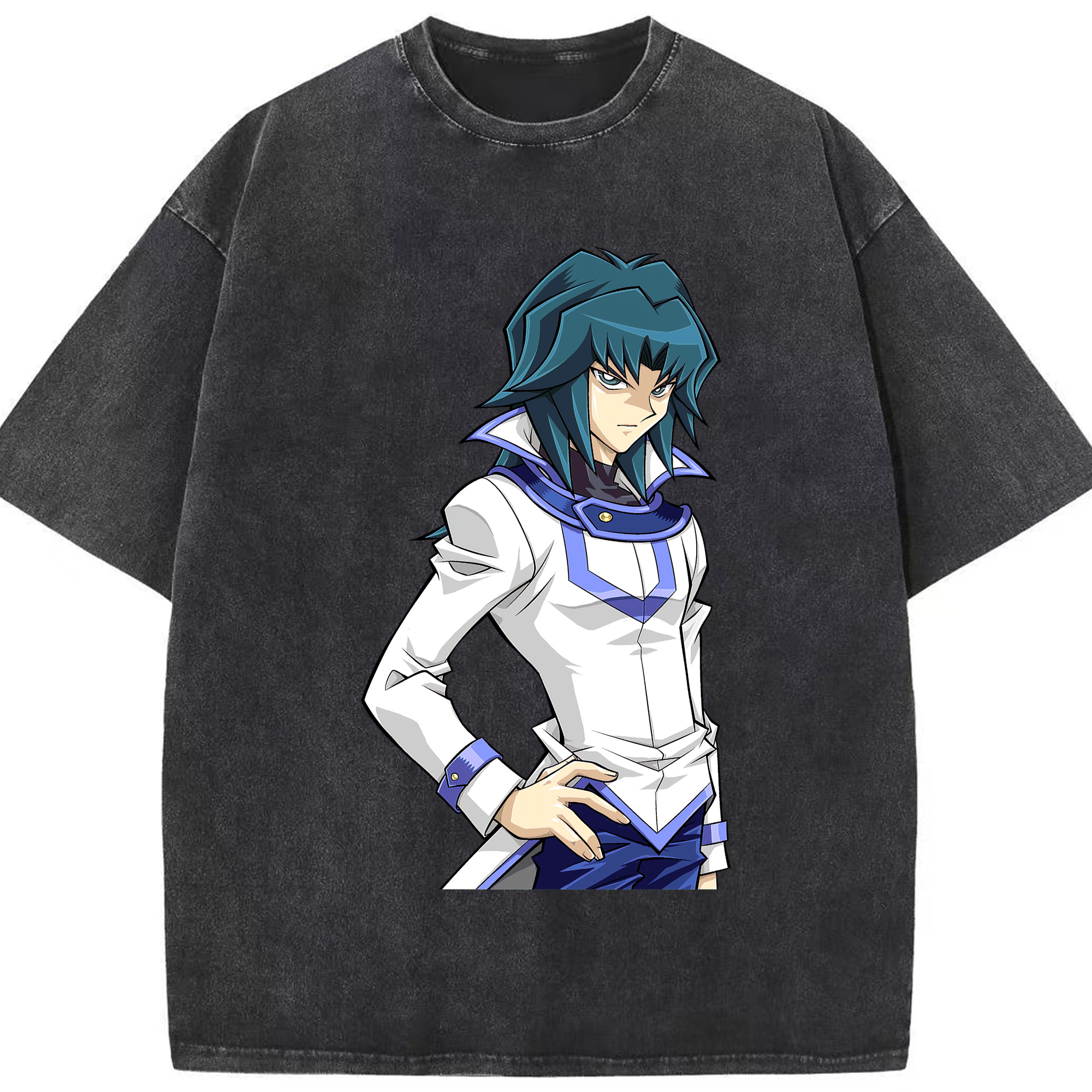 （画像用） 遊☆戯☆王 Yu-Gi-Oh! 綿100% ヴィンテージ風 半袖Tシャツ（フロントプリント）