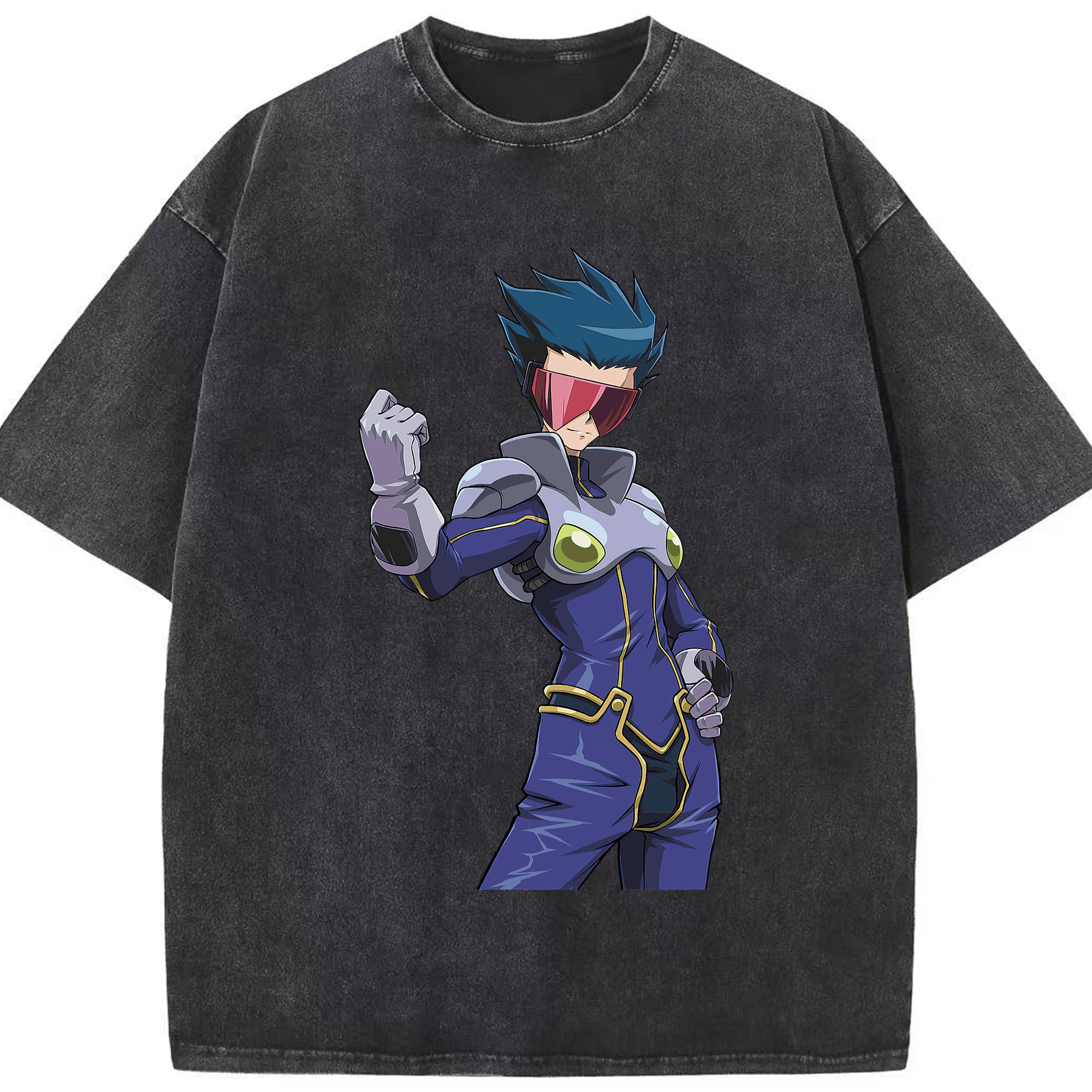（画像用） 遊☆戯☆王 Yu-Gi-Oh! 綿100% ヴィンテージ風 半袖Tシャツ（フロントプリント）