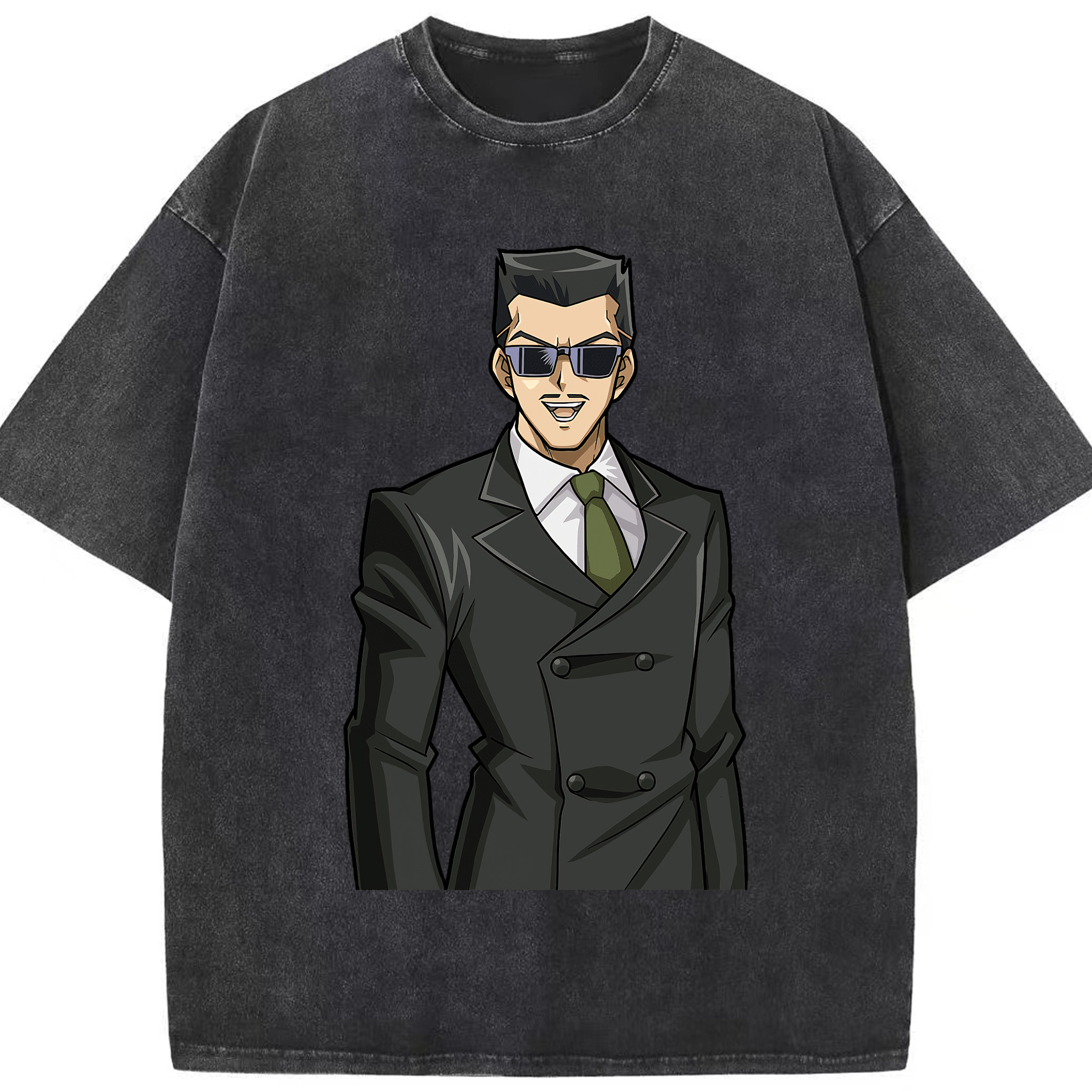 （画像用） 遊☆戯☆王 Yu-Gi-Oh! 綿100% ヴィンテージ風 半袖Tシャツ（フロントプリント）