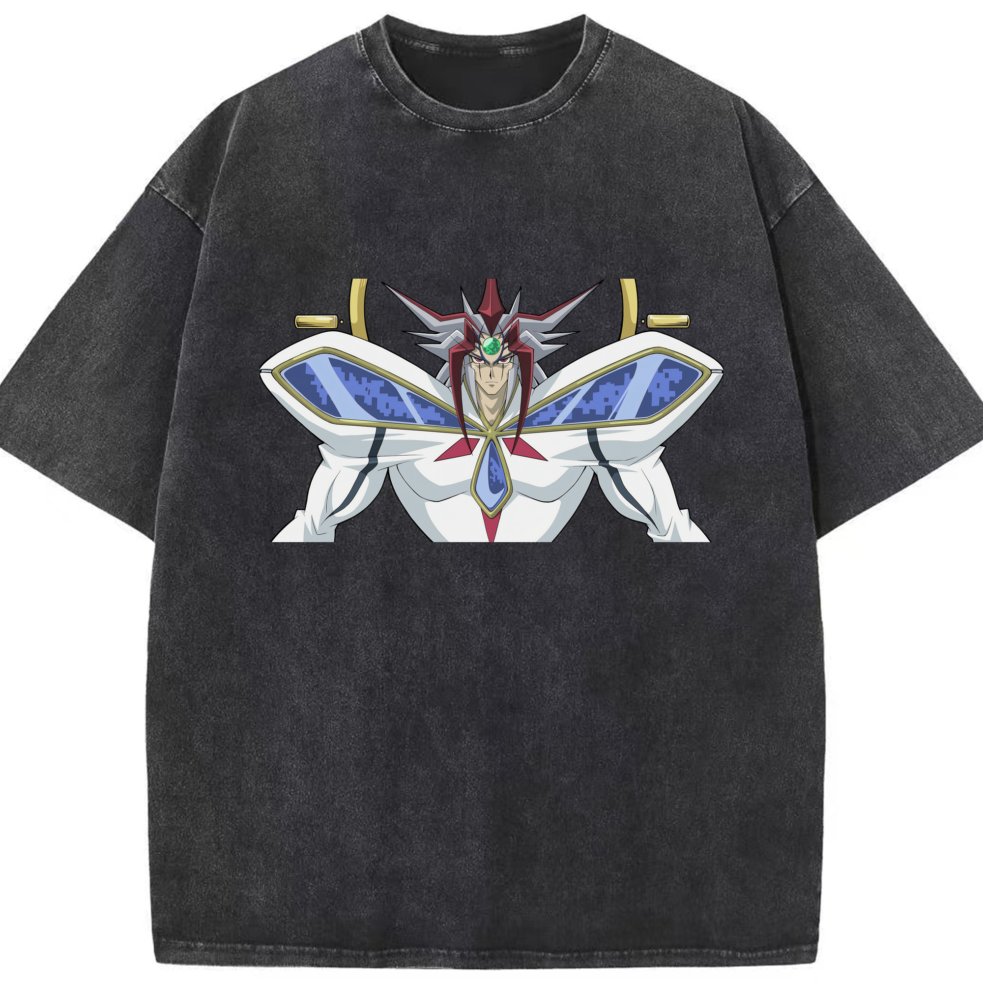 （画像用） 遊☆戯☆王 Yu-Gi-Oh! 綿100% ヴィンテージ風 半袖Tシャツ（フロントプリント）