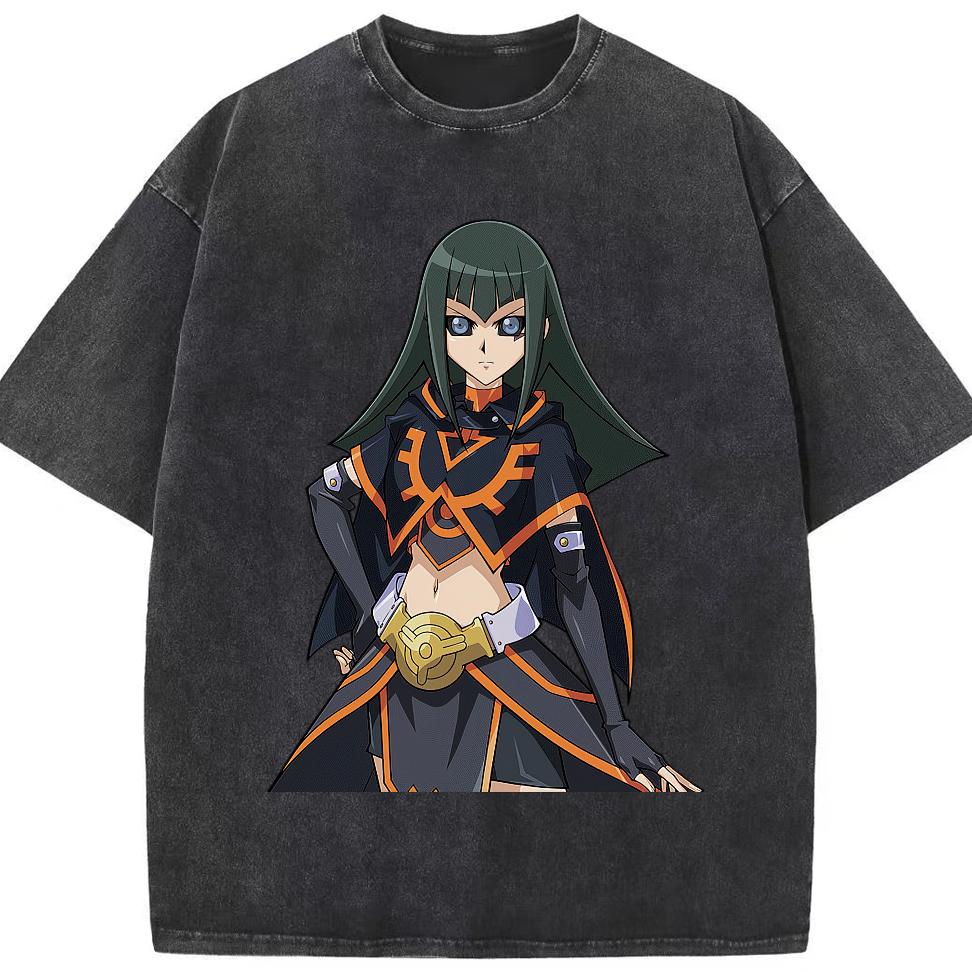 （画像用） 遊☆戯☆王 Yu-Gi-Oh! 綿100% ヴィンテージ風 半袖Tシャツ（フロントプリント）