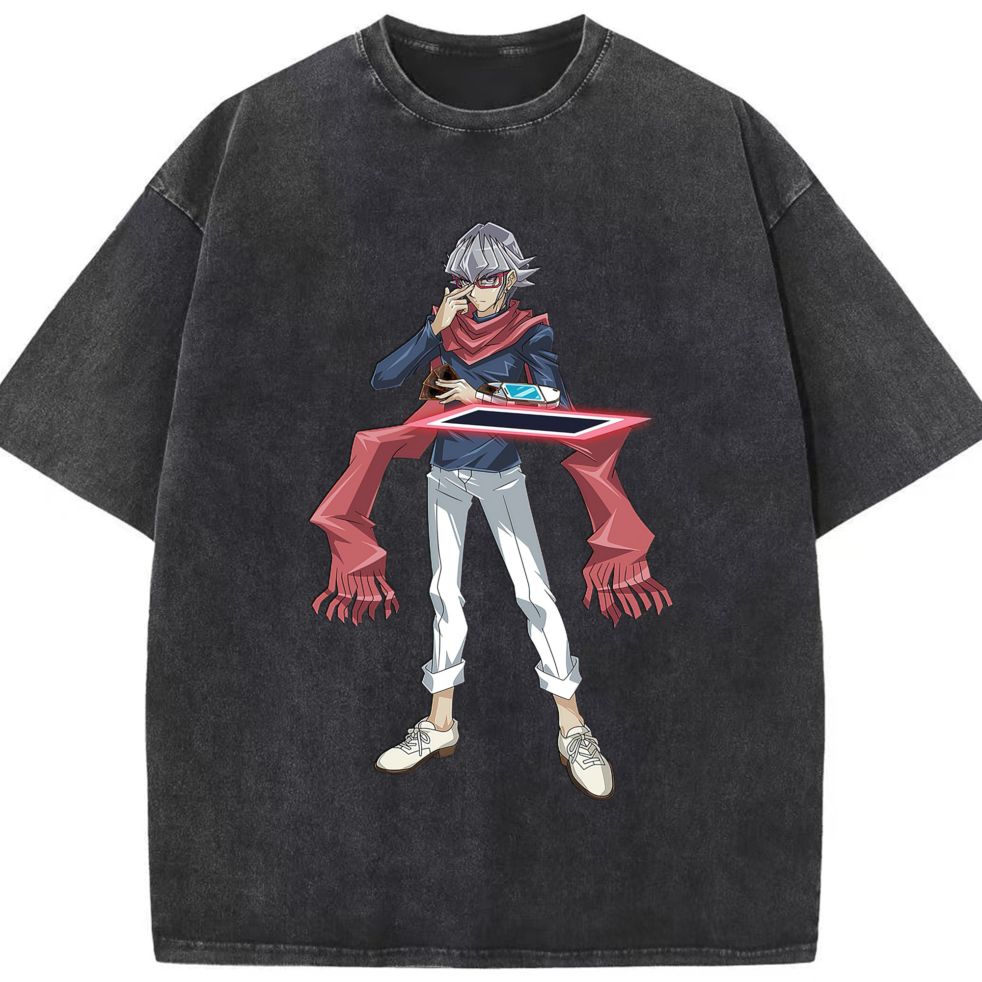 （画像用） 遊☆戯☆王 Yu-Gi-Oh! 綿100% ヴィンテージ風 半袖Tシャツ（フロントプリント）