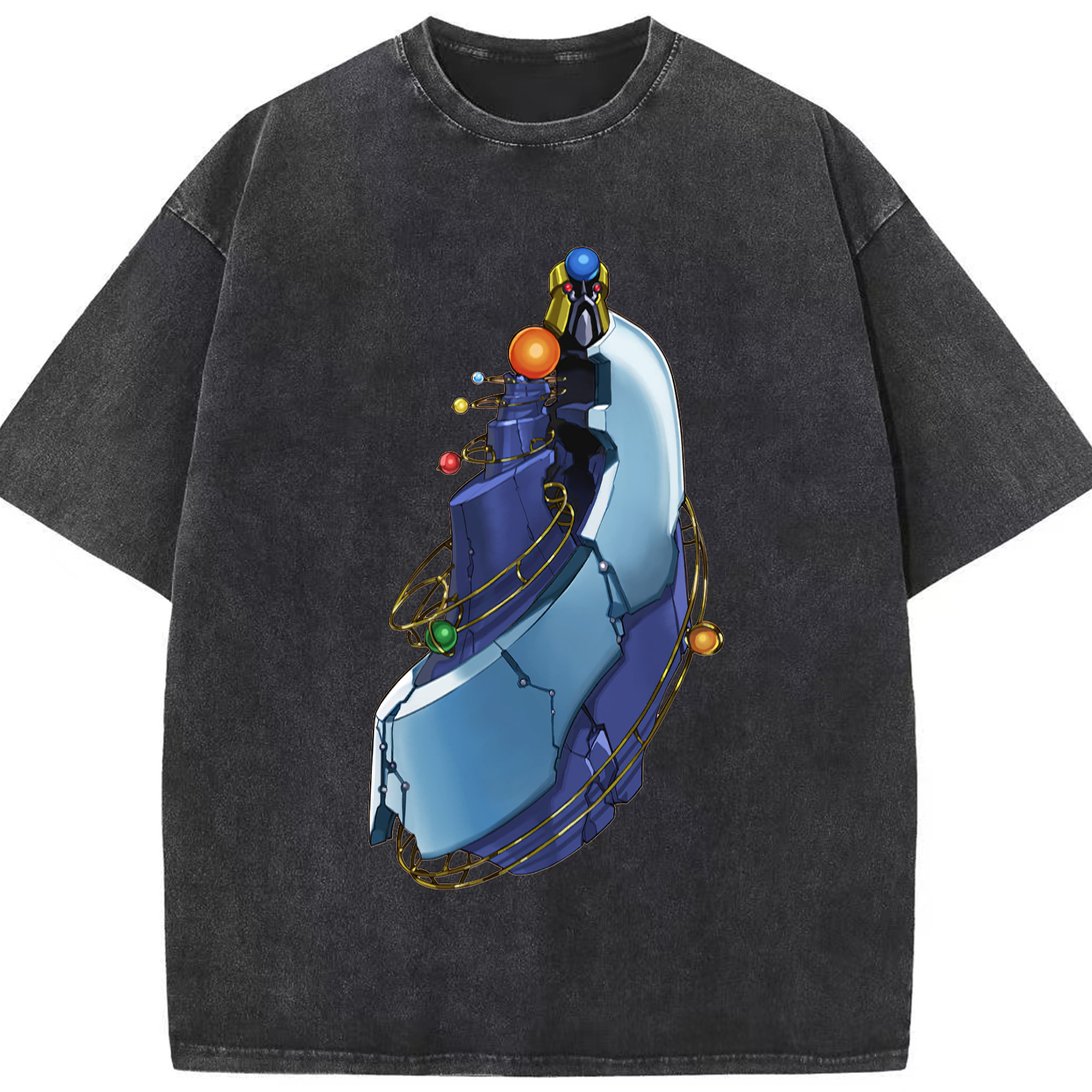 （画像用） 遊☆戯☆王 Yu-Gi-Oh! 綿100% ヴィンテージ風 半袖Tシャツ（フロントプリント）
