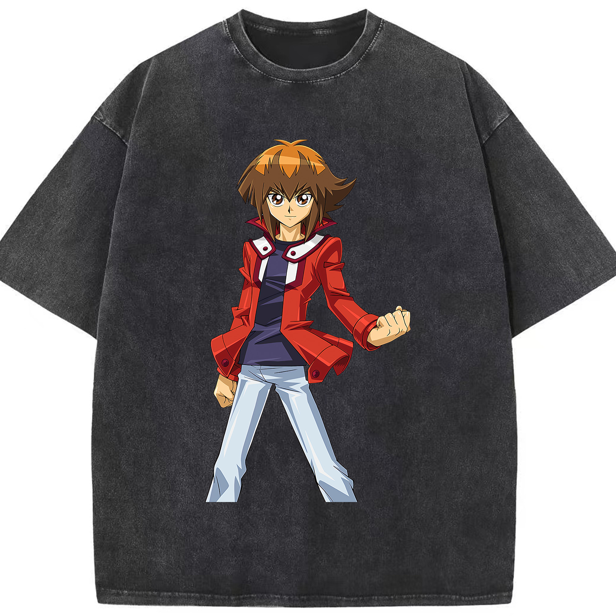 （画像用） 遊☆戯☆王 Yu-Gi-Oh! 綿100% ヴィンテージ風 半袖Tシャツ（フロントプリント）