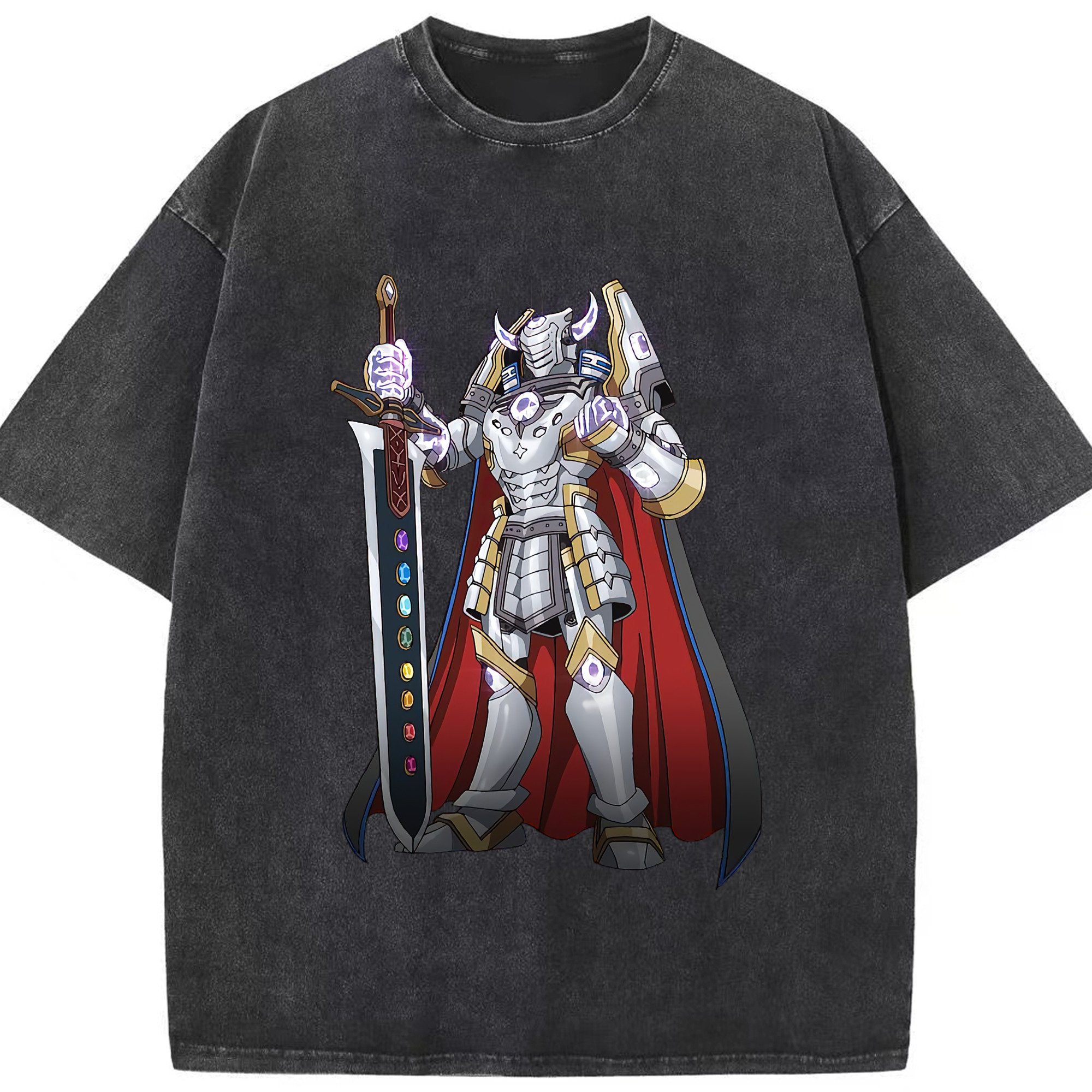 （画像用） 遊☆戯☆王 Yu-Gi-Oh! 綿100% ヴィンテージ風 半袖Tシャツ（フロントプリント）