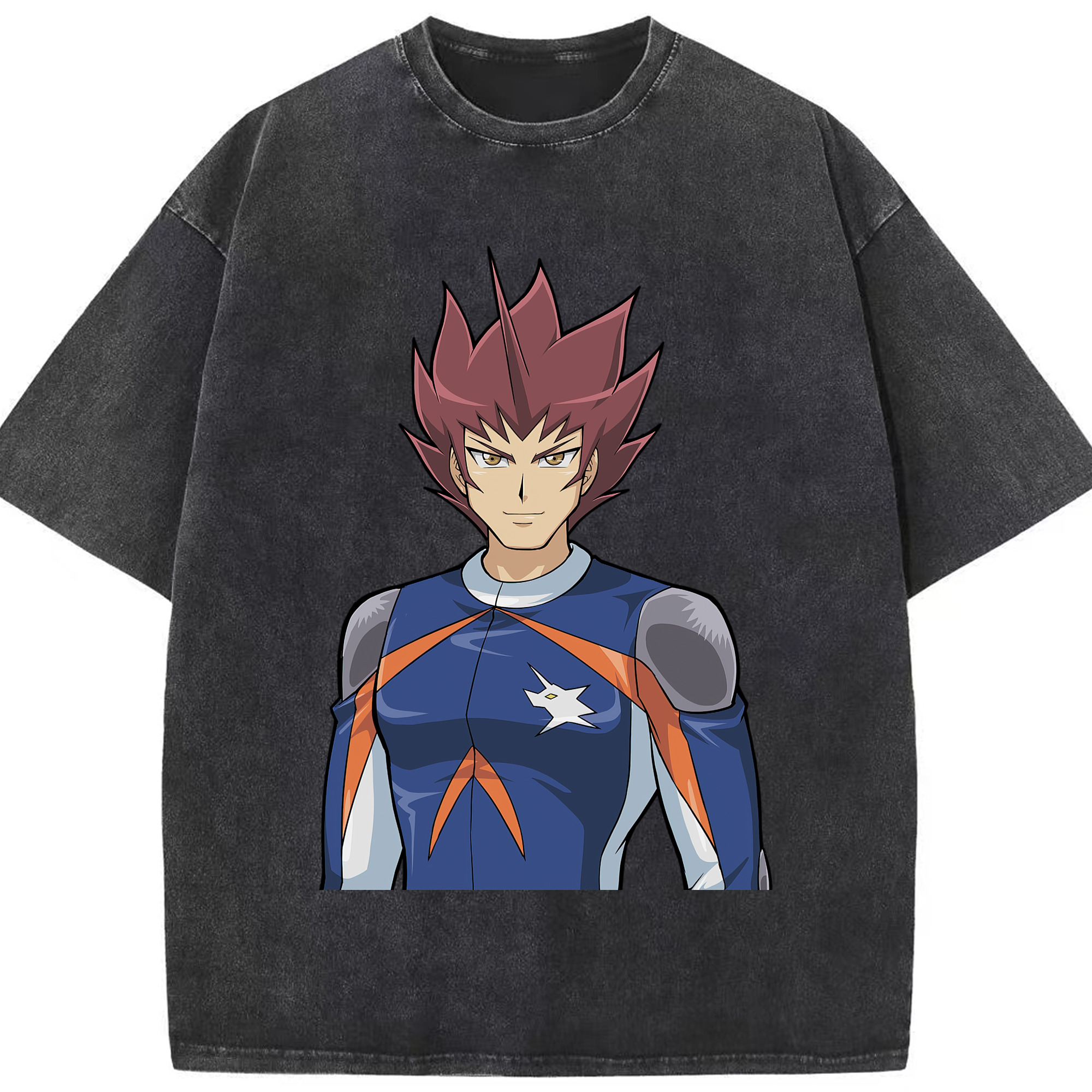 （画像用） 遊☆戯☆王 Yu-Gi-Oh! 綿100% ヴィンテージ風 半袖Tシャツ（フロントプリント）