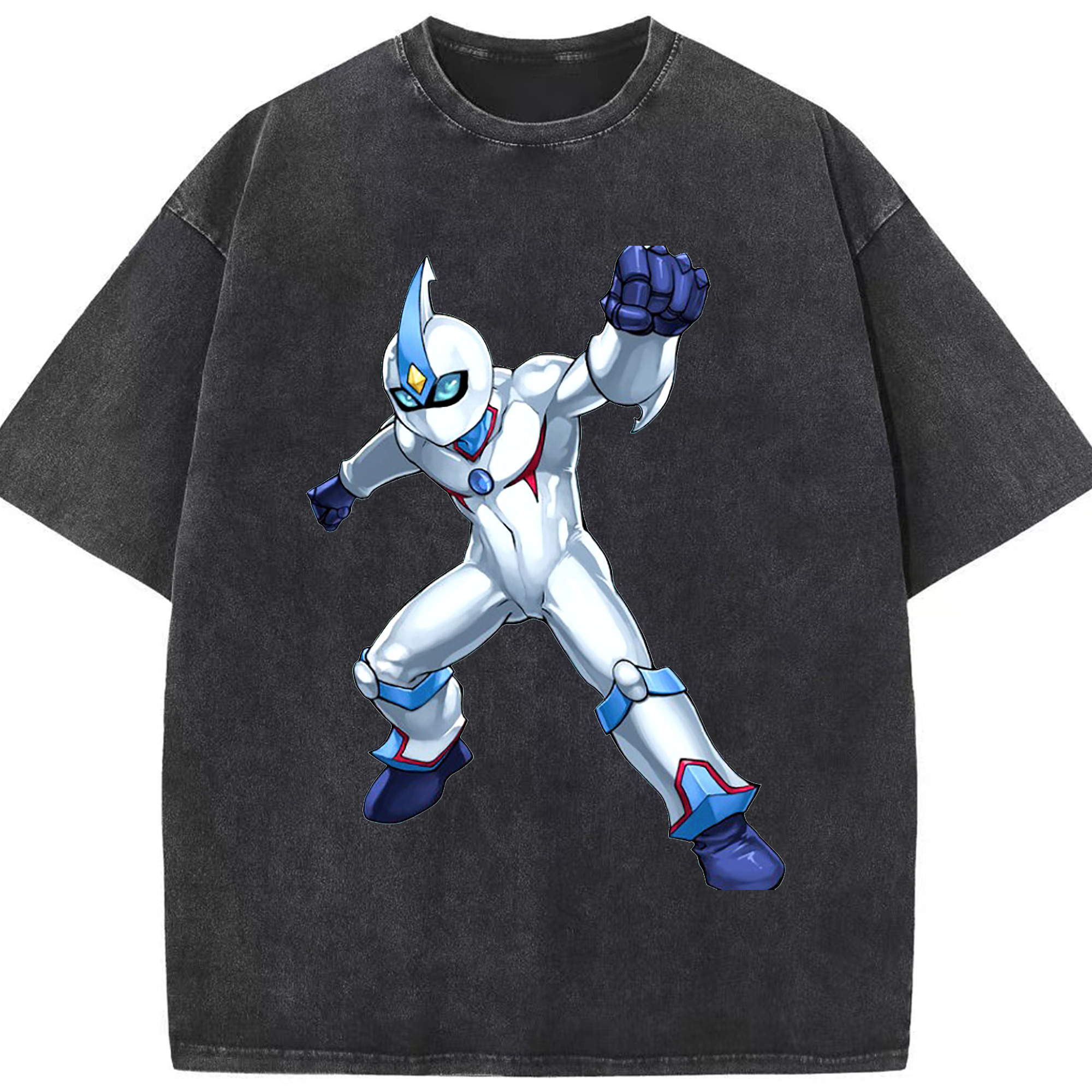 （画像用） 遊☆戯☆王 Yu-Gi-Oh! 綿100% ヴィンテージ風 半袖Tシャツ（フロントプリント）
