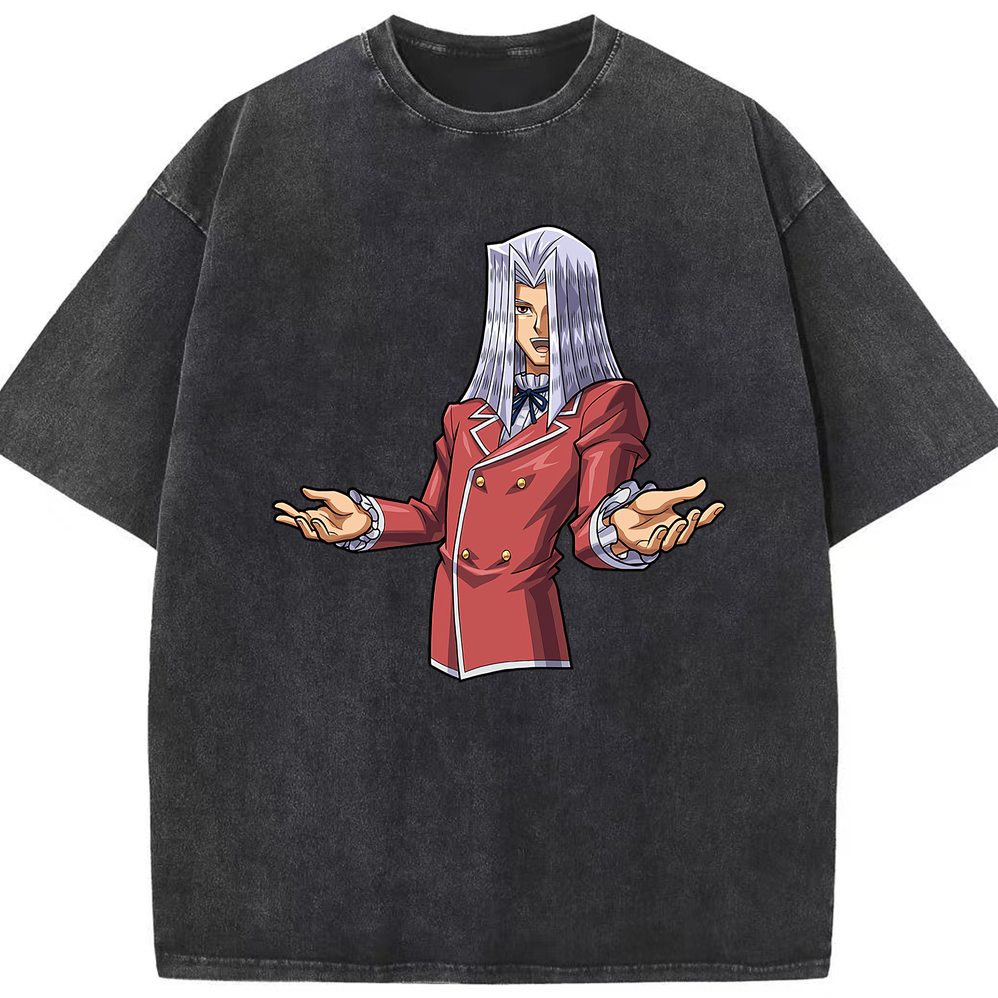 （画像用） 遊☆戯☆王 Yu-Gi-Oh! 綿100% ヴィンテージ風 半袖Tシャツ（フロントプリント）