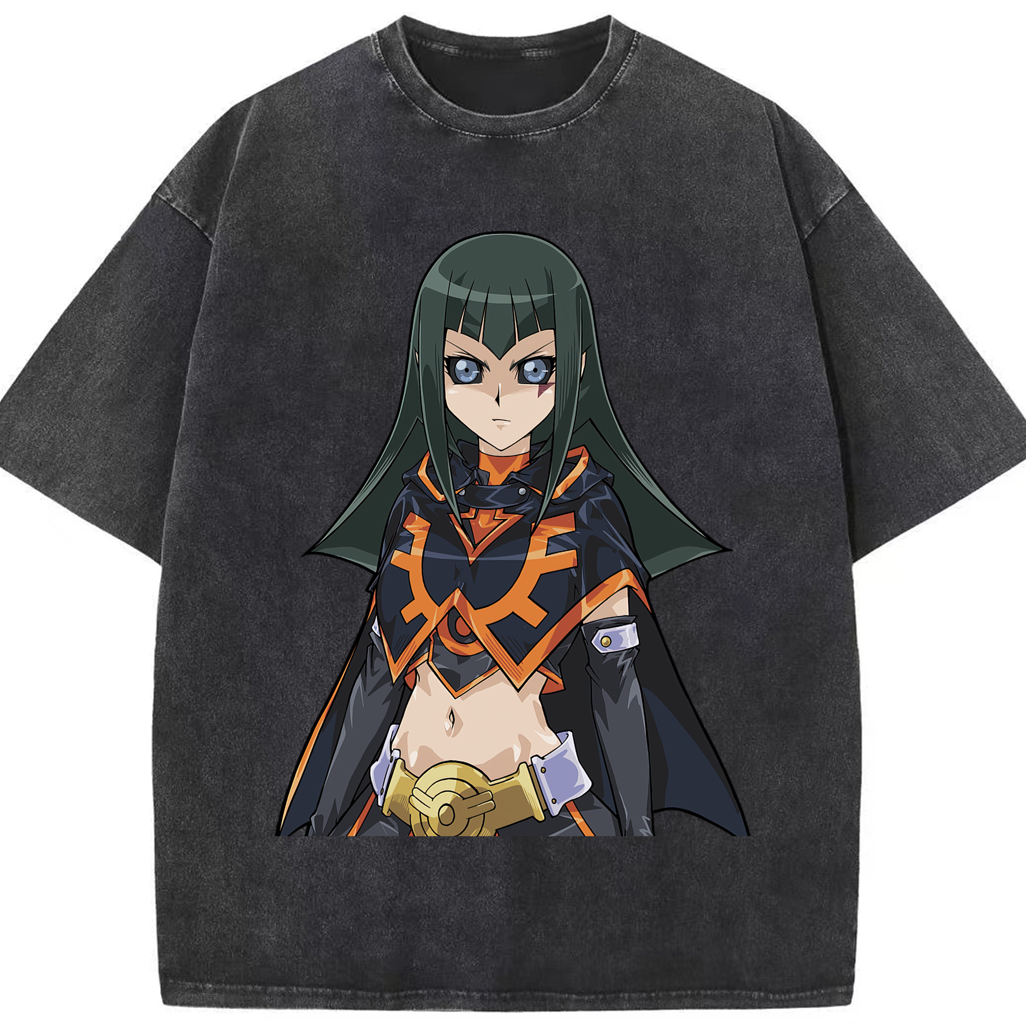（画像用） 遊☆戯☆王 Yu-Gi-Oh! 綿100% ヴィンテージ風 半袖Tシャツ（フロントプリント）
