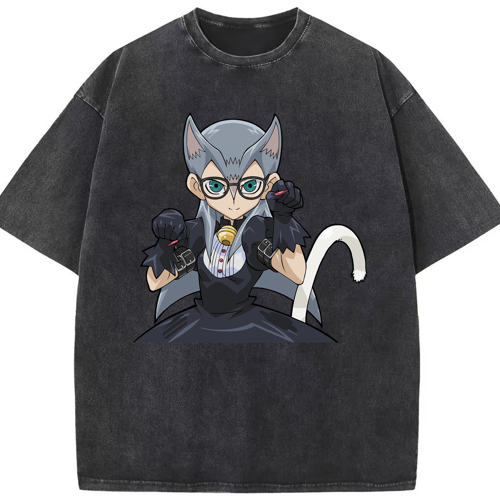 （画像用） 遊☆戯☆王 Yu-Gi-Oh! 綿100% ヴィンテージ風 半袖Tシャツ（フロントプリント）