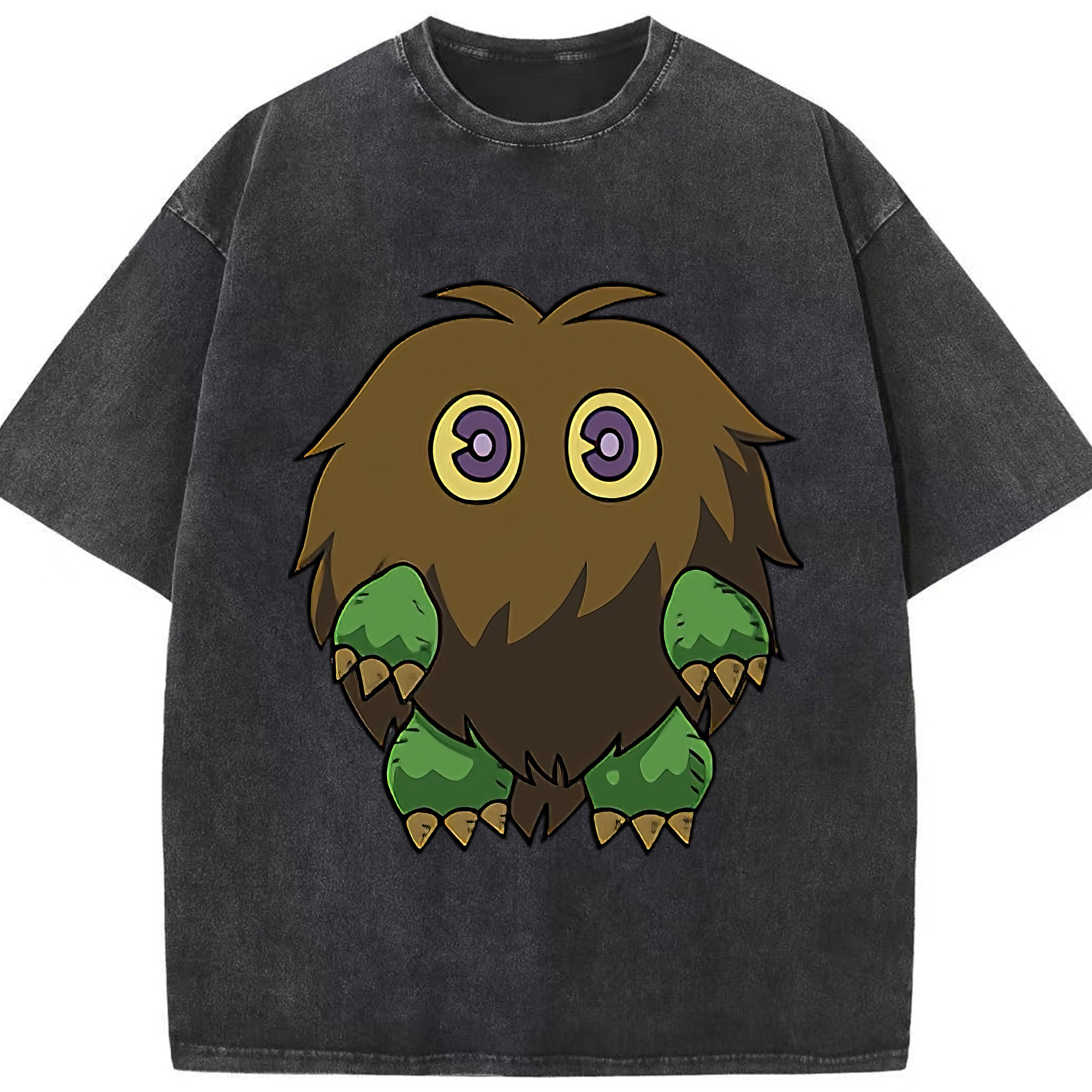 （画像用） 遊☆戯☆王 Yu-Gi-Oh! 綿100% ヴィンテージ風 半袖Tシャツ（フロントプリント）