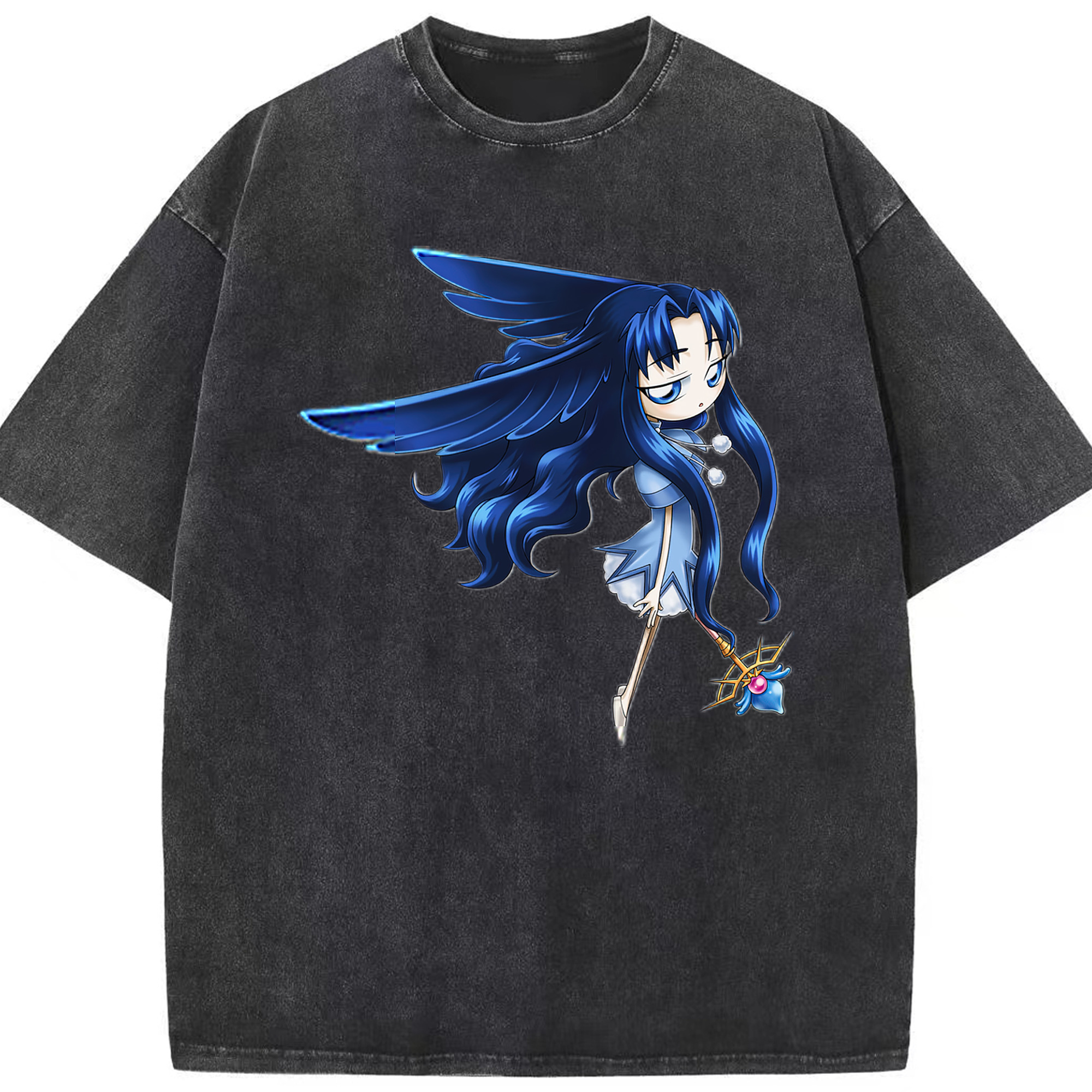 （画像用） 遊☆戯☆王 Yu-Gi-Oh! 綿100% ヴィンテージ風 半袖Tシャツ（フロントプリント）