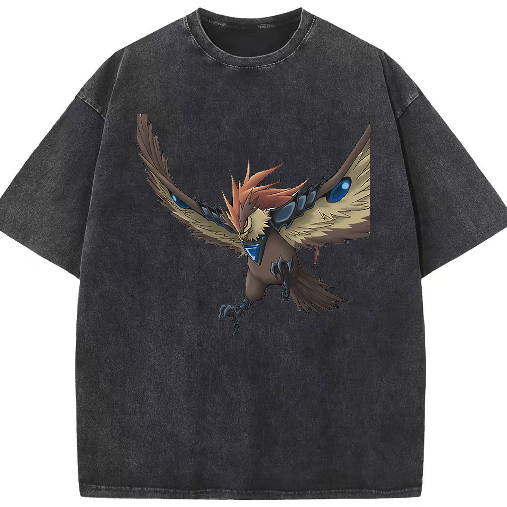 （画像用） 遊☆戯☆王 Yu-Gi-Oh! 綿100% ヴィンテージ風 半袖Tシャツ（フロントプリント）