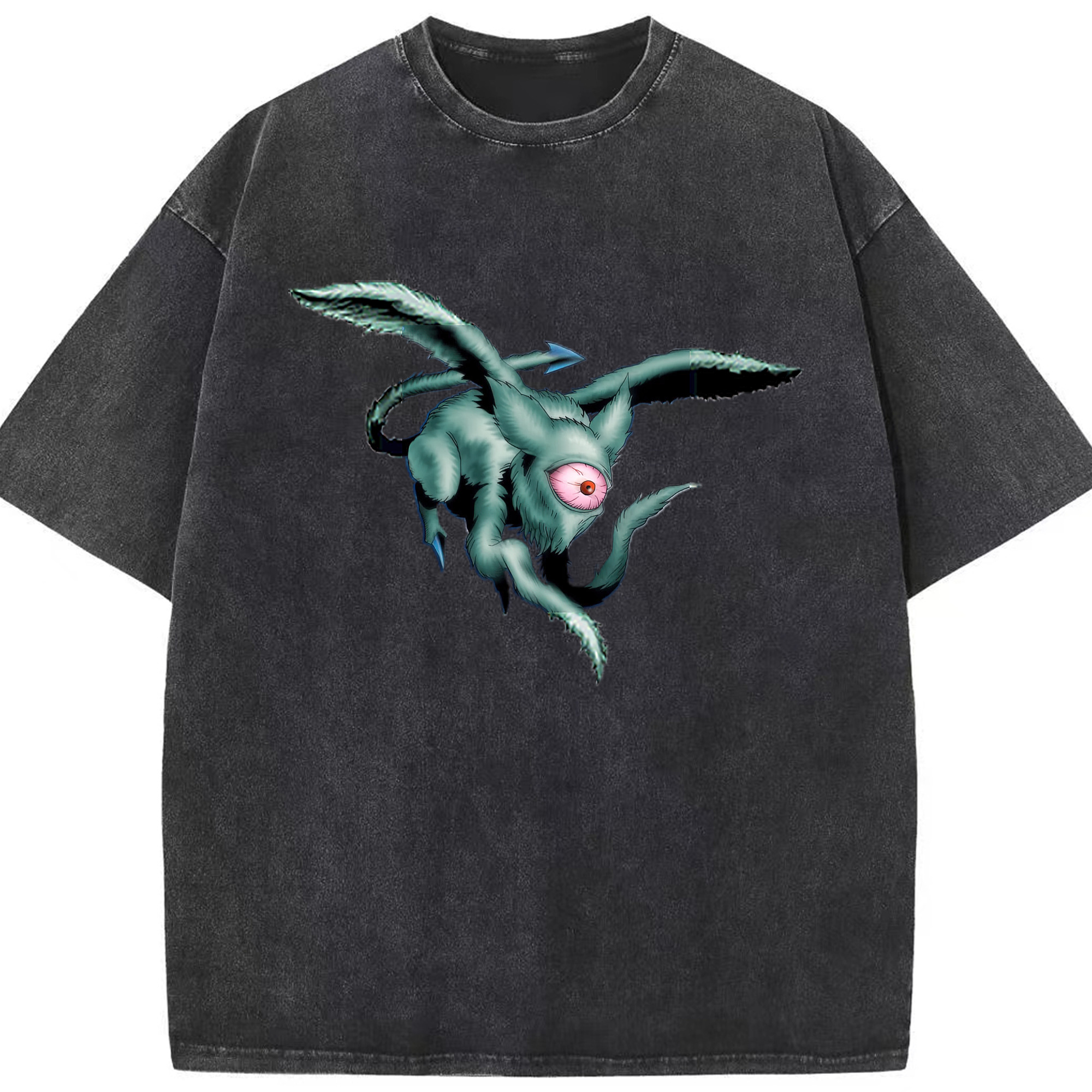 （画像用） 遊☆戯☆王 Yu-Gi-Oh! 綿100% ヴィンテージ風 半袖Tシャツ（フロントプリント）
