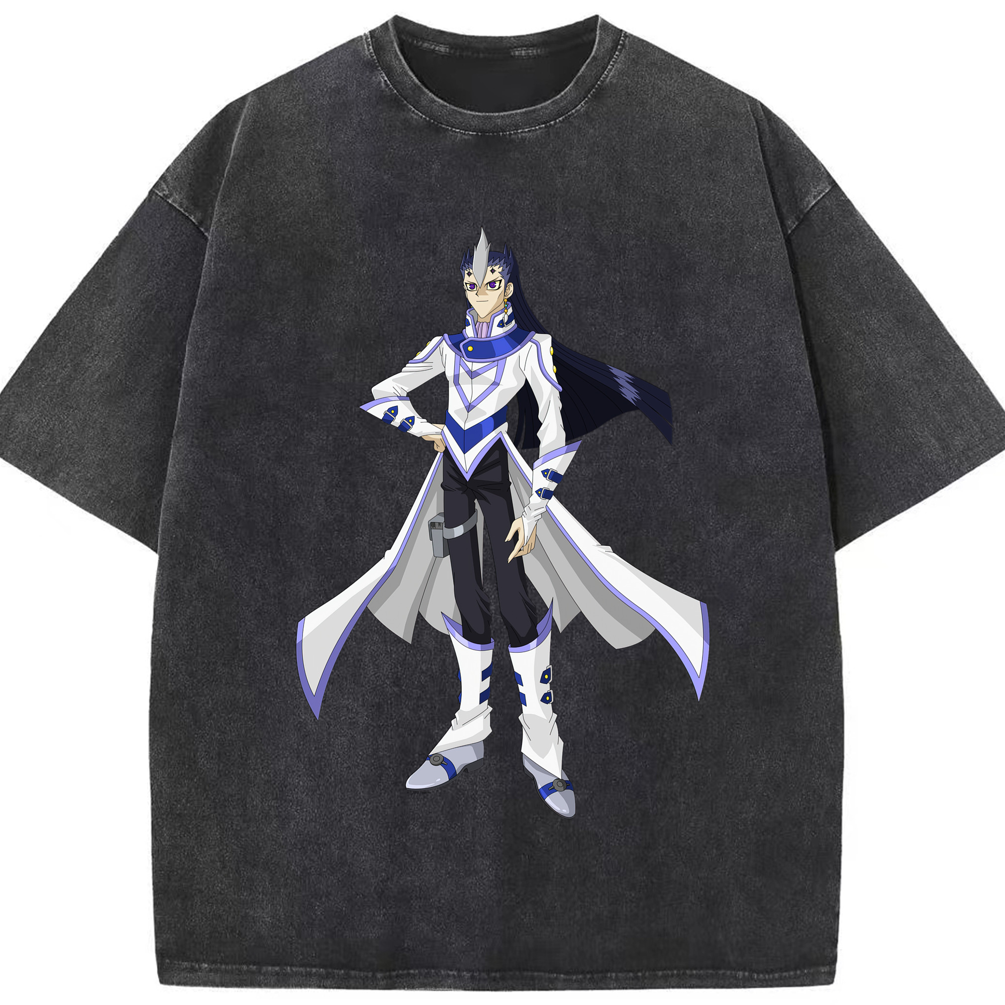 （画像用） 遊☆戯☆王 Yu-Gi-Oh! 綿100% ヴィンテージ風 半袖Tシャツ（フロントプリント）
