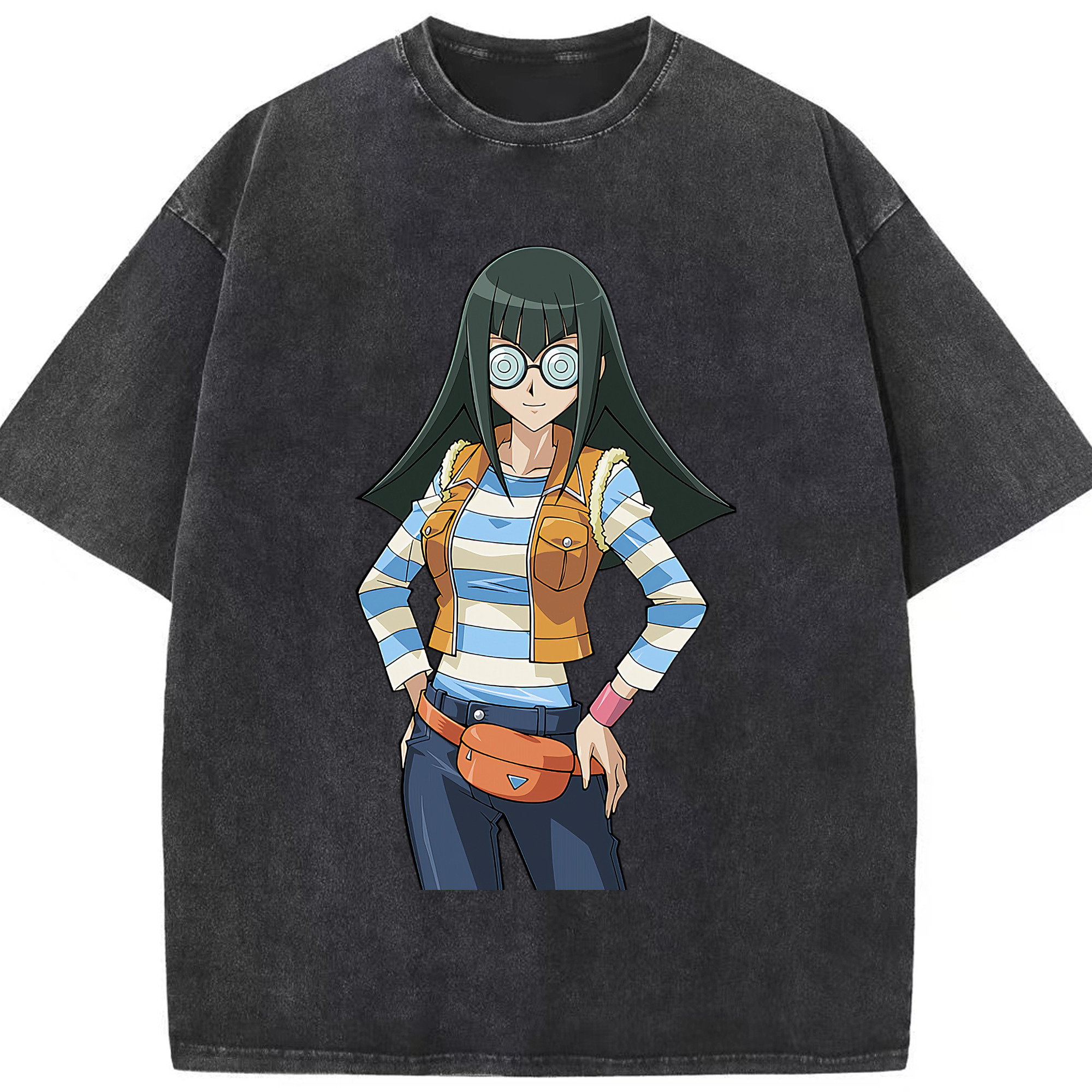 （画像用） 遊☆戯☆王 Yu-Gi-Oh! 綿100% ヴィンテージ風 半袖Tシャツ（フロントプリント）