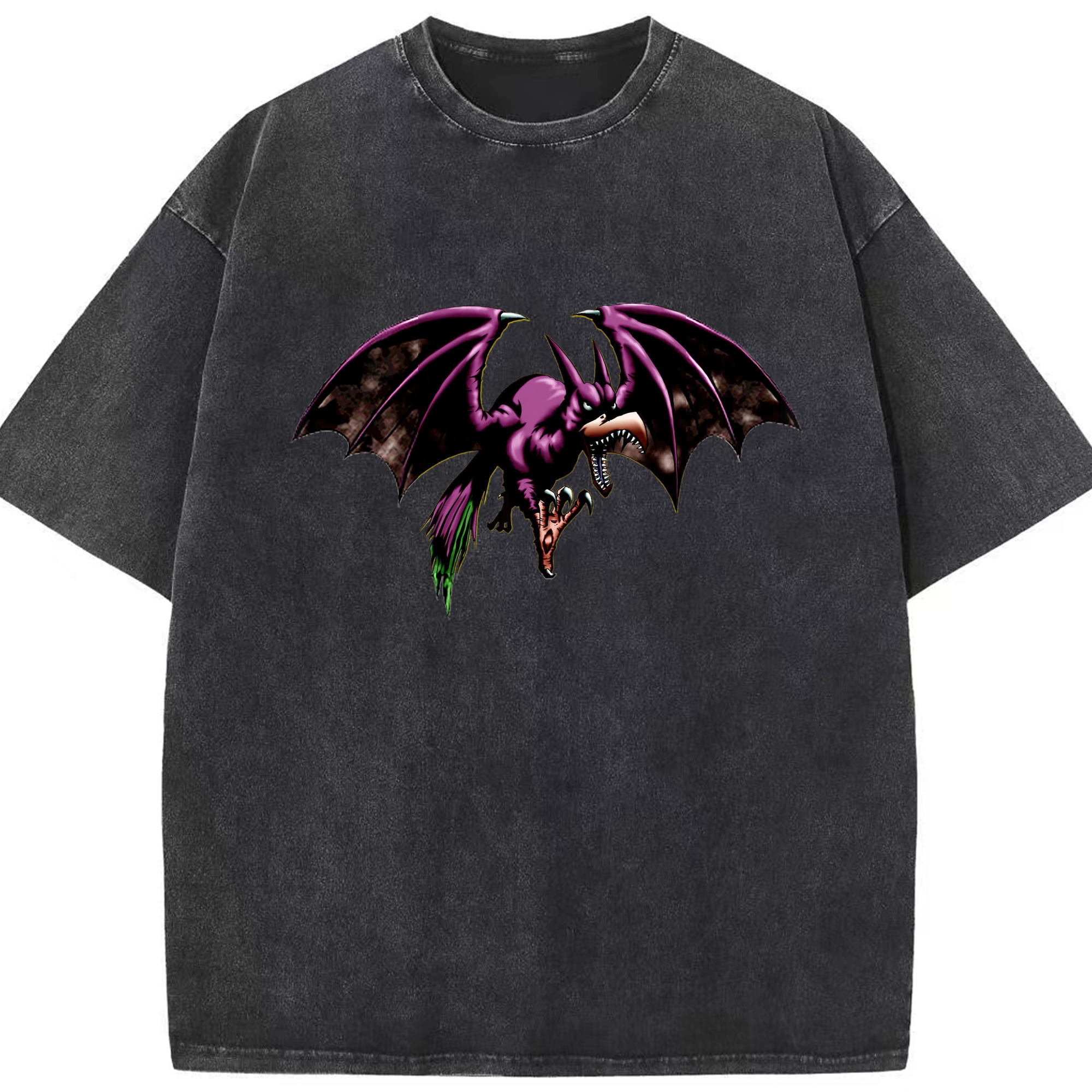 （画像用） 遊☆戯☆王 Yu-Gi-Oh! 綿100% ヴィンテージ風 半袖Tシャツ（フロントプリント）