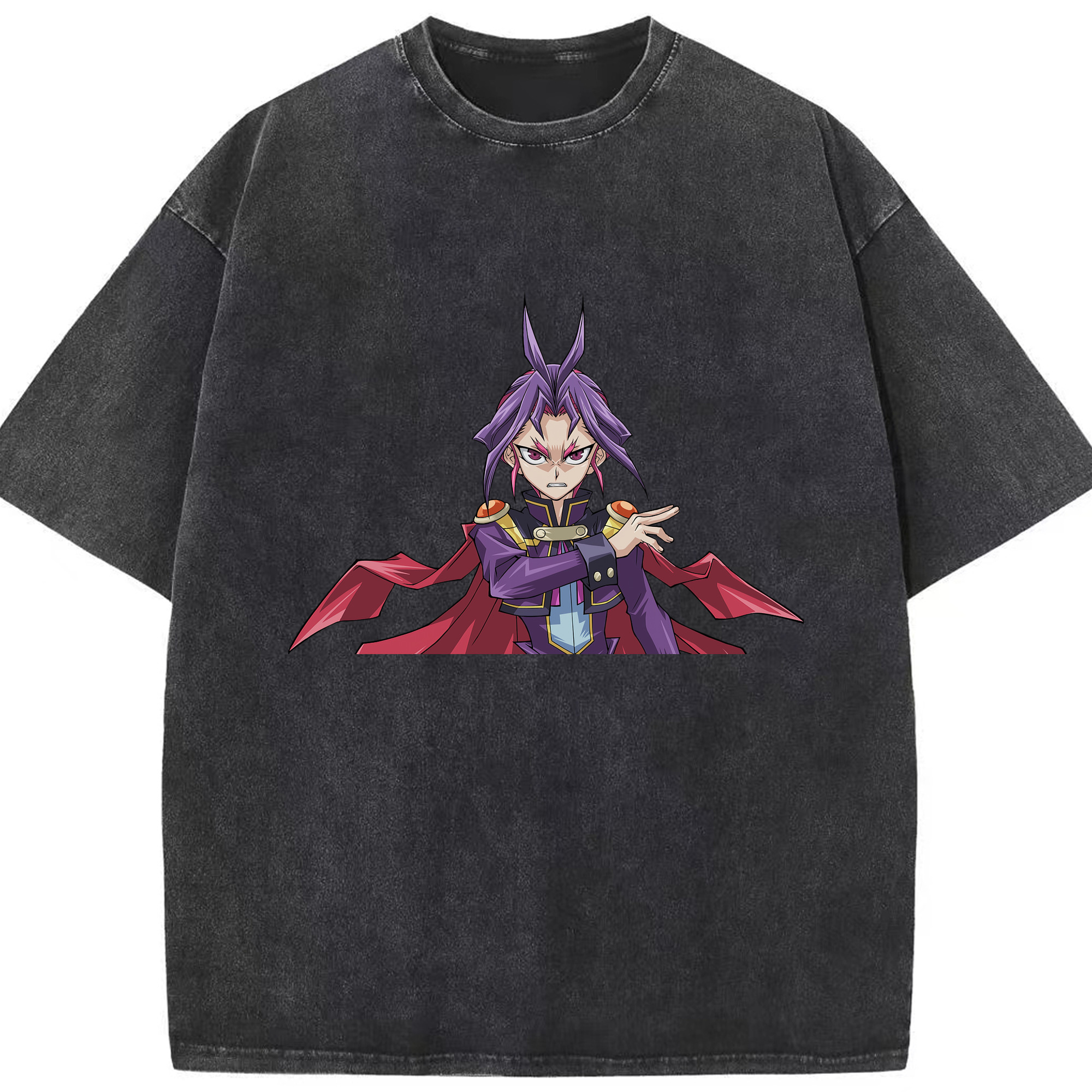 （画像用） 遊☆戯☆王 Yu-Gi-Oh! 綿100% ヴィンテージ風 半袖Tシャツ（フロントプリント）
