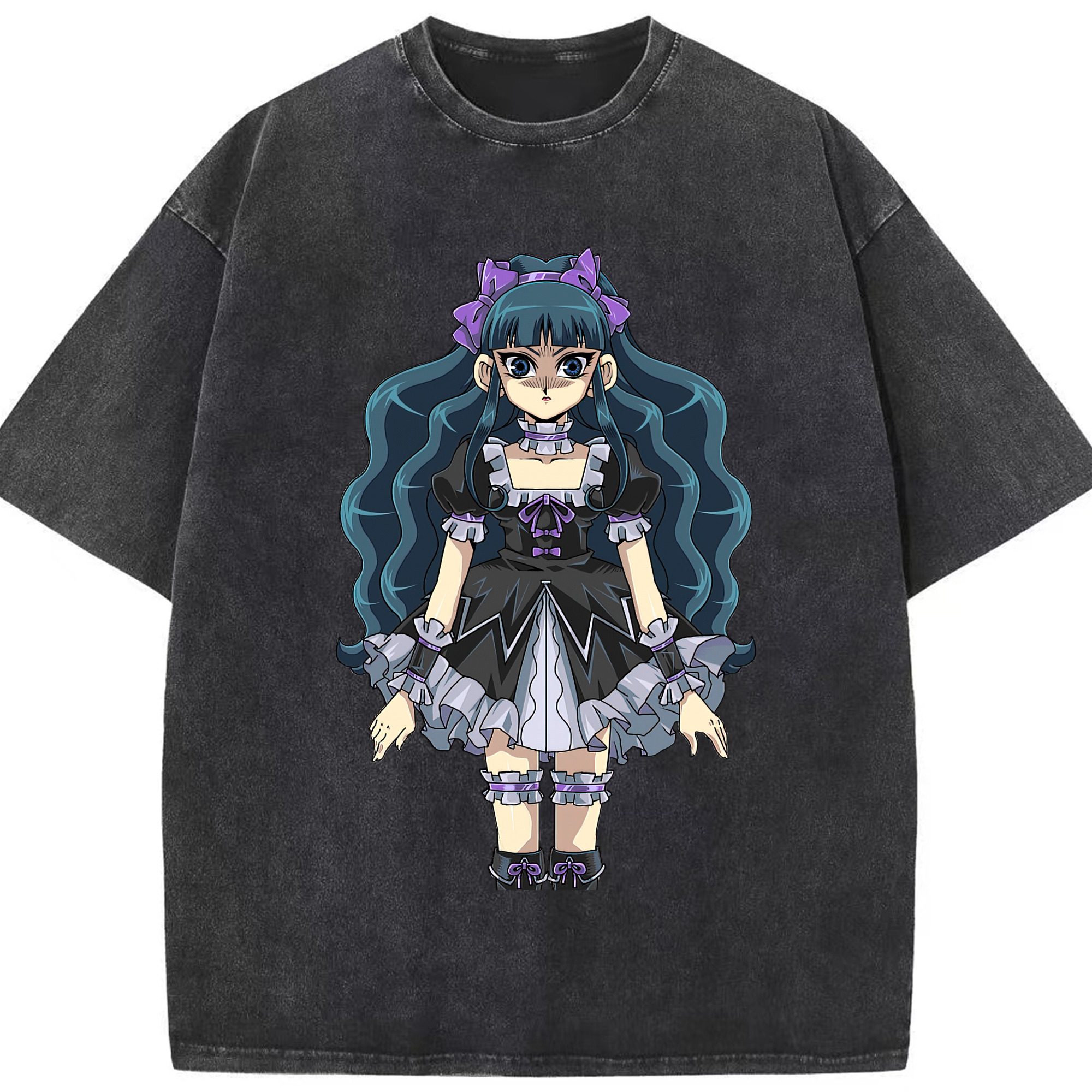 （画像用） 遊☆戯☆王 Yu-Gi-Oh! 綿100% ヴィンテージ風 半袖Tシャツ（フロントプリント）