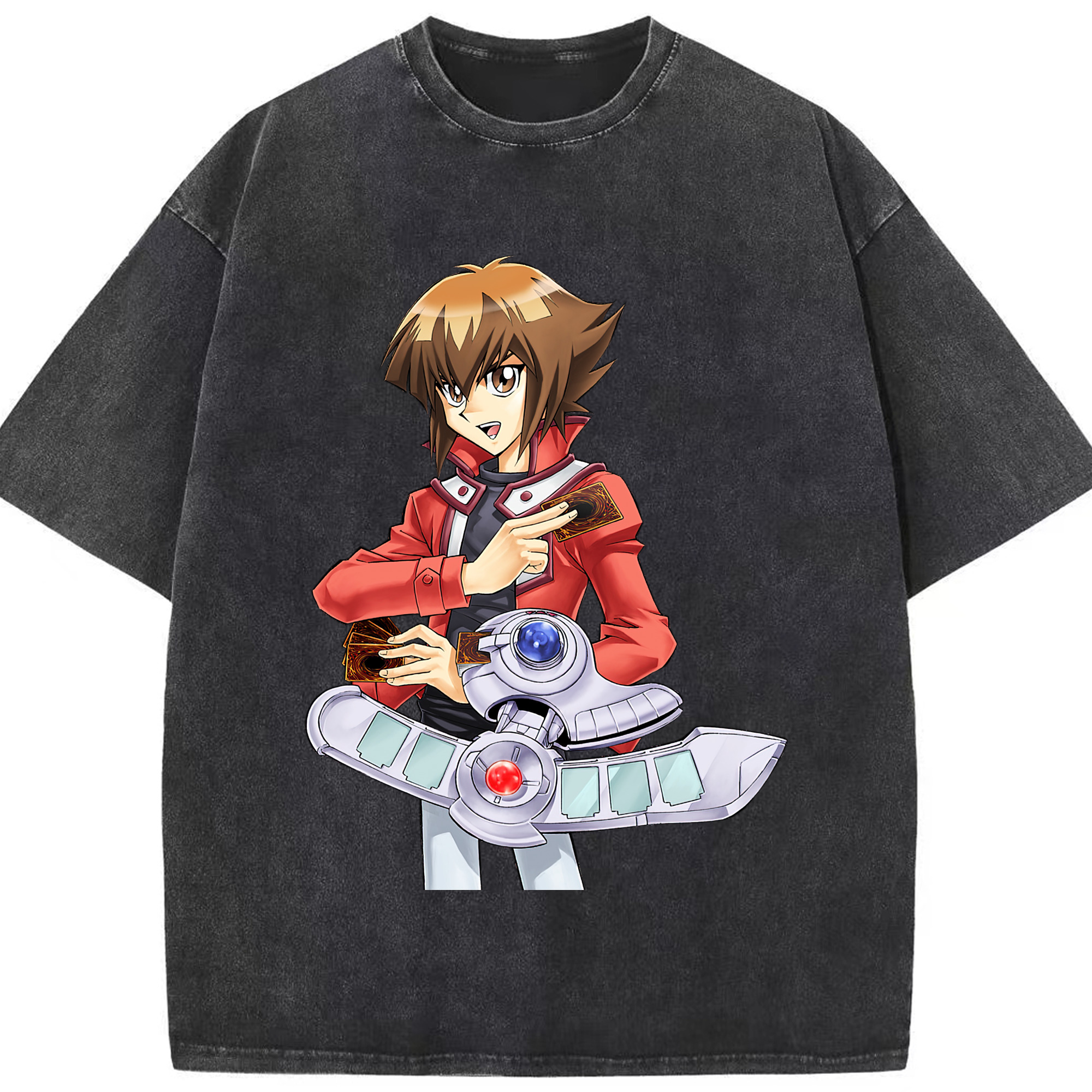 （画像用） 遊☆戯☆王 Yu-Gi-Oh! 綿100% ヴィンテージ風 半袖Tシャツ（フロントプリント）