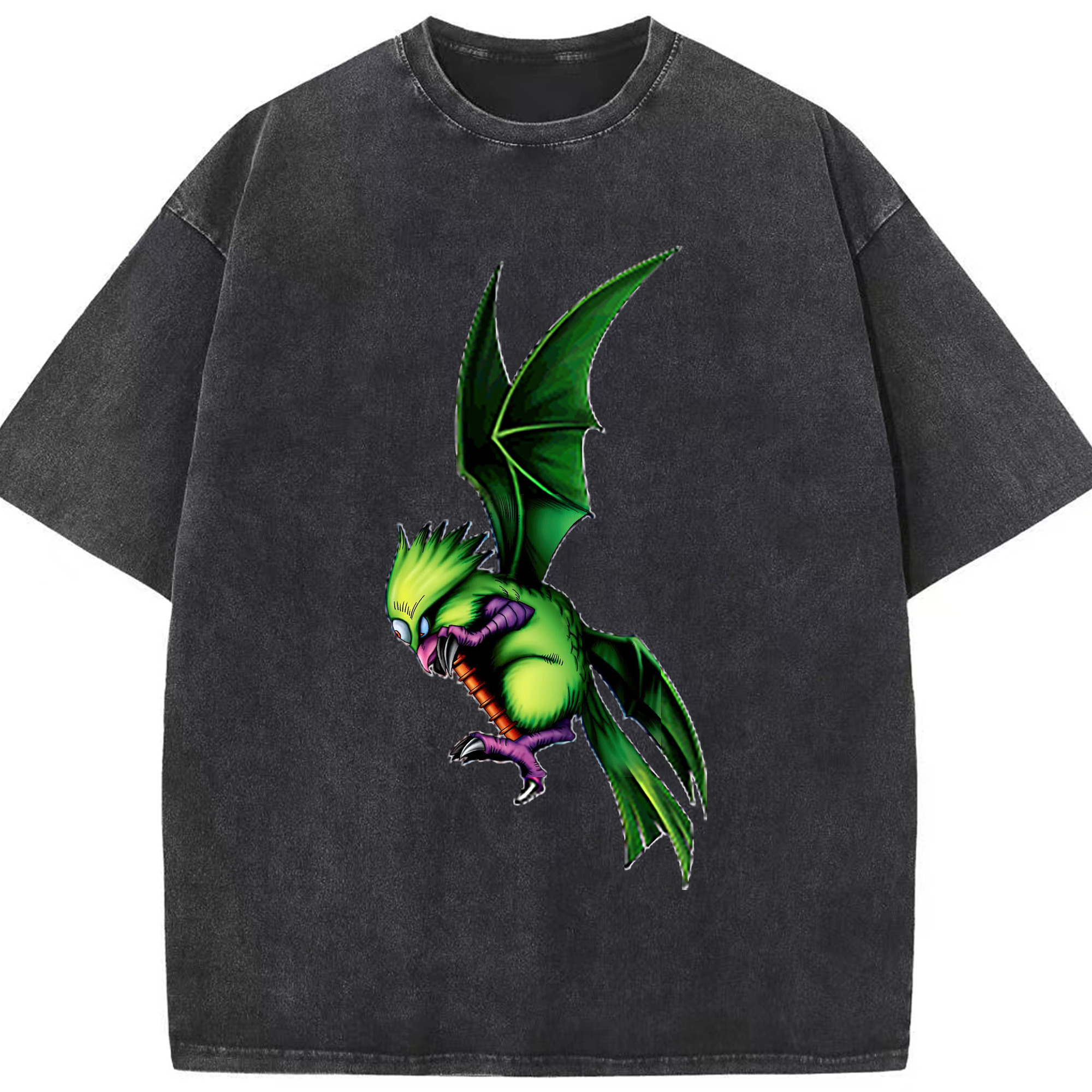 （画像用） 遊☆戯☆王 Yu-Gi-Oh! 綿100% ヴィンテージ風 半袖Tシャツ（フロントプリント）