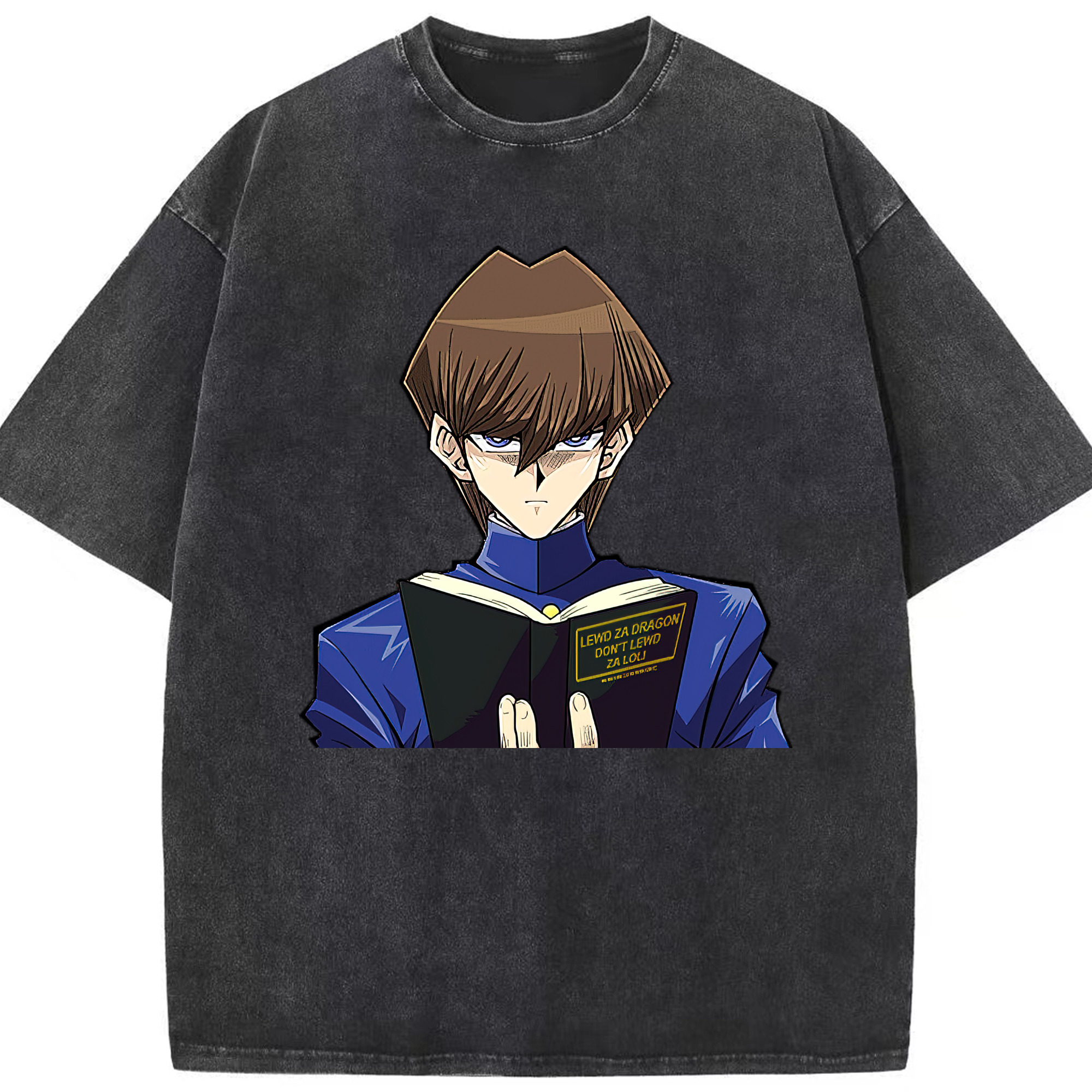 （画像用） 遊☆戯☆王 Yu-Gi-Oh! 綿100% ヴィンテージ風 半袖Tシャツ（フロントプリント）
