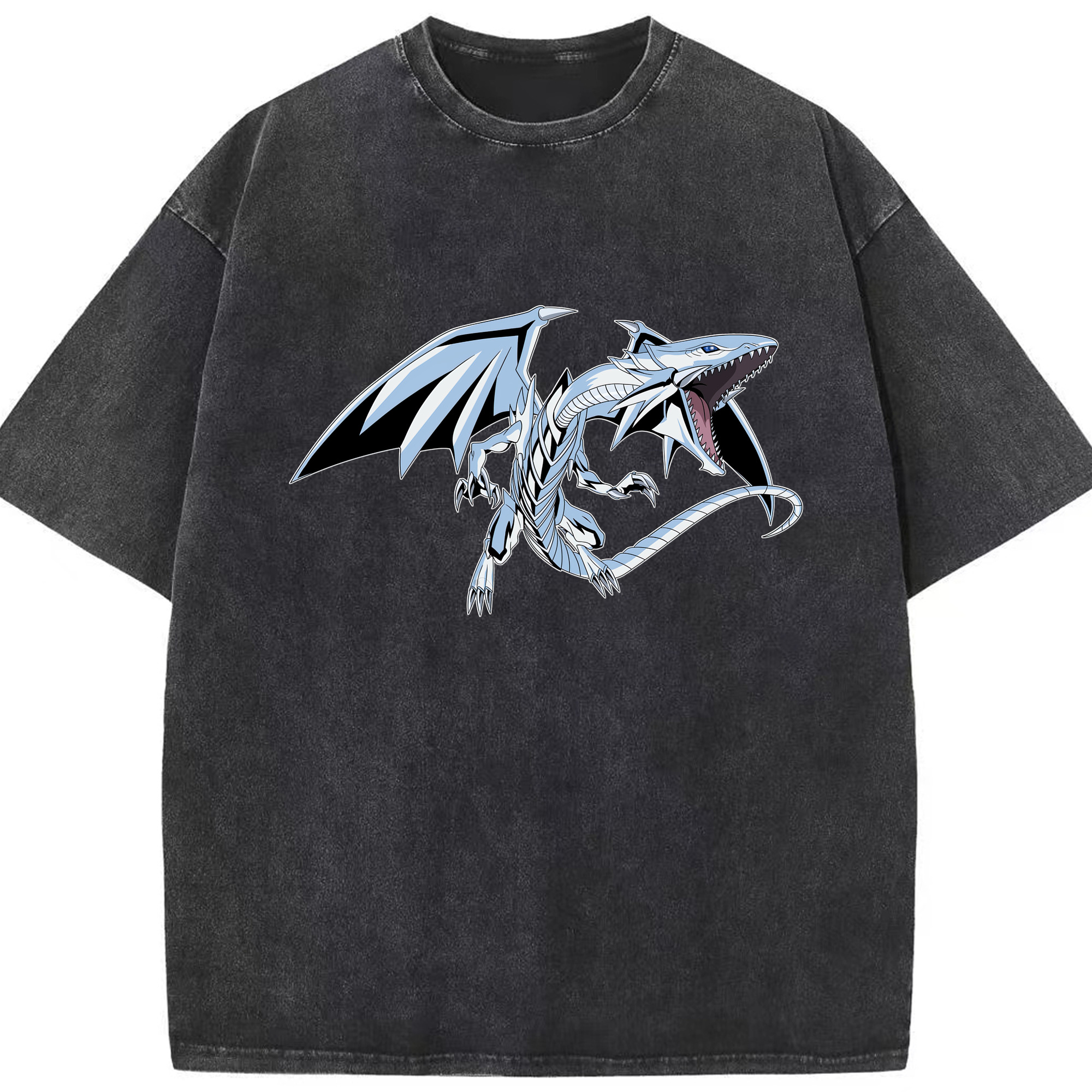（画像用） 遊☆戯☆王 Yu-Gi-Oh! 綿100% ヴィンテージ風 半袖Tシャツ（フロントプリント）