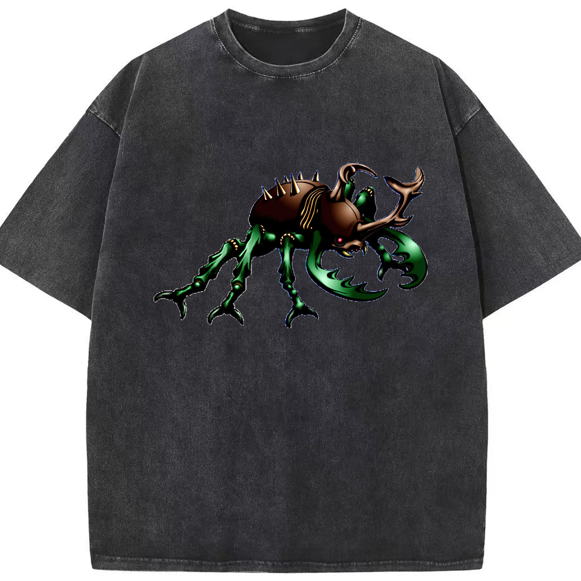 （画像用） 遊☆戯☆王 Yu-Gi-Oh! 綿100% ヴィンテージ風 半袖Tシャツ（フロントプリント）