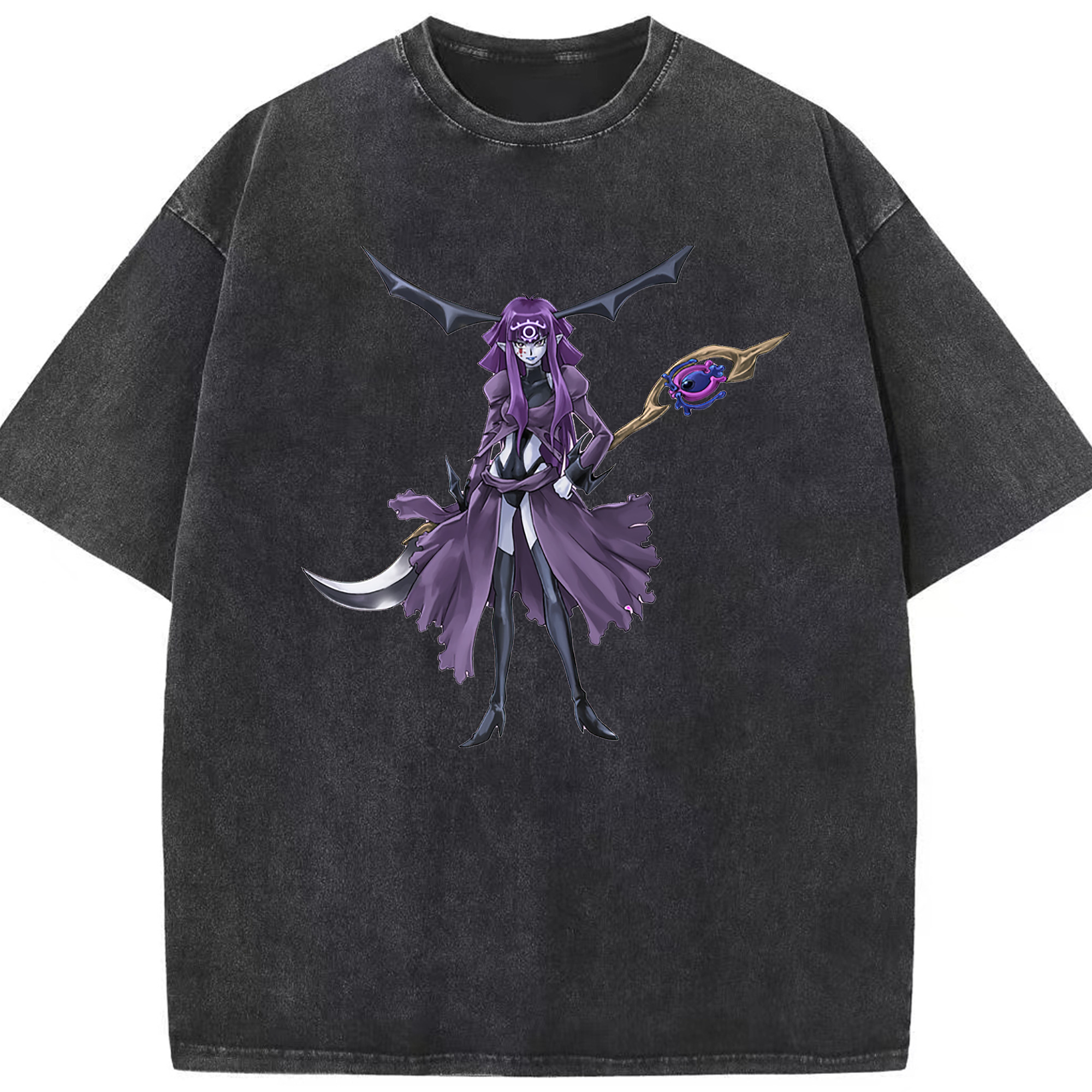 （画像用） 遊☆戯☆王 Yu-Gi-Oh! 綿100% ヴィンテージ風 半袖Tシャツ（フロントプリント）