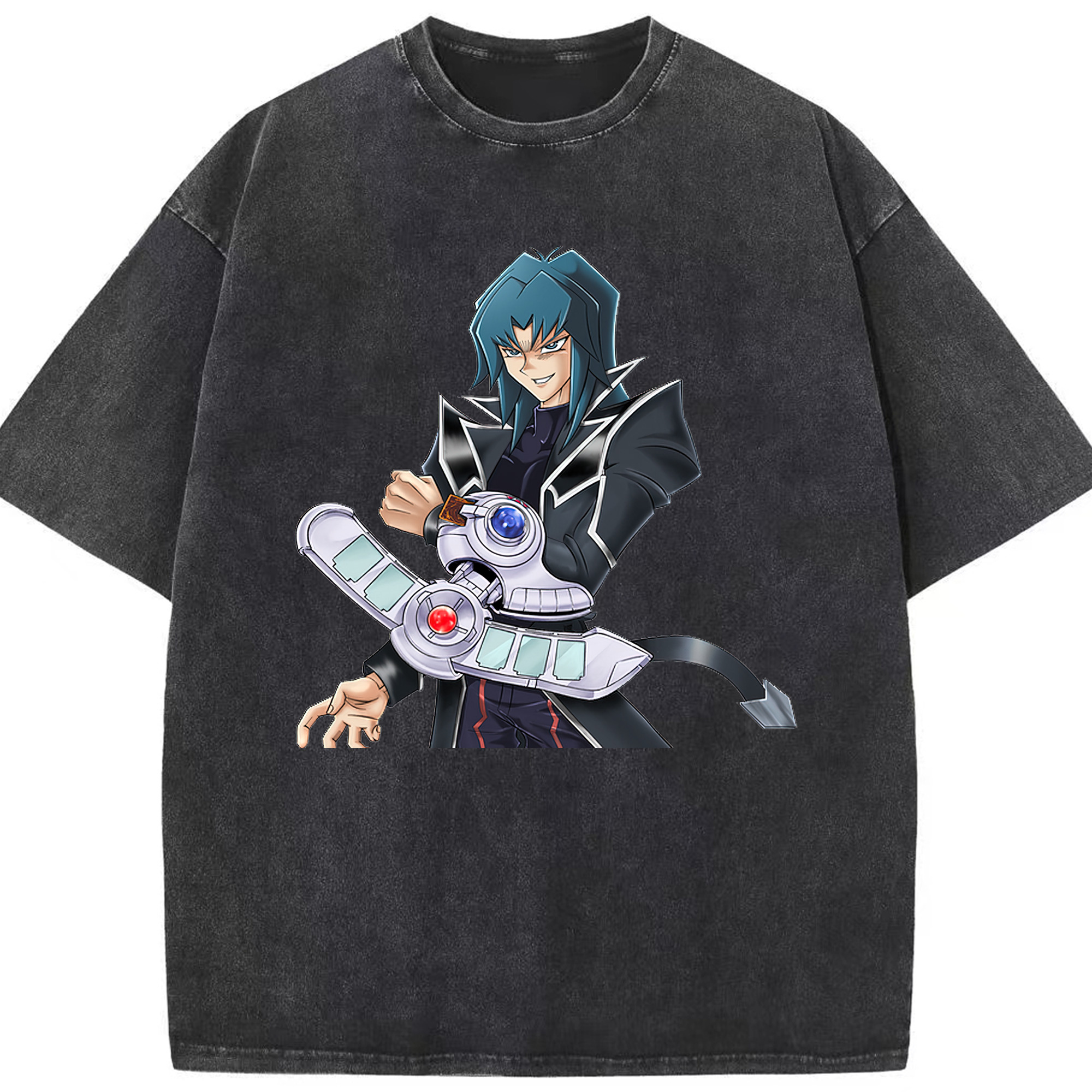 （画像用） 遊☆戯☆王 Yu-Gi-Oh! 綿100% ヴィンテージ風 半袖Tシャツ（フロントプリント）