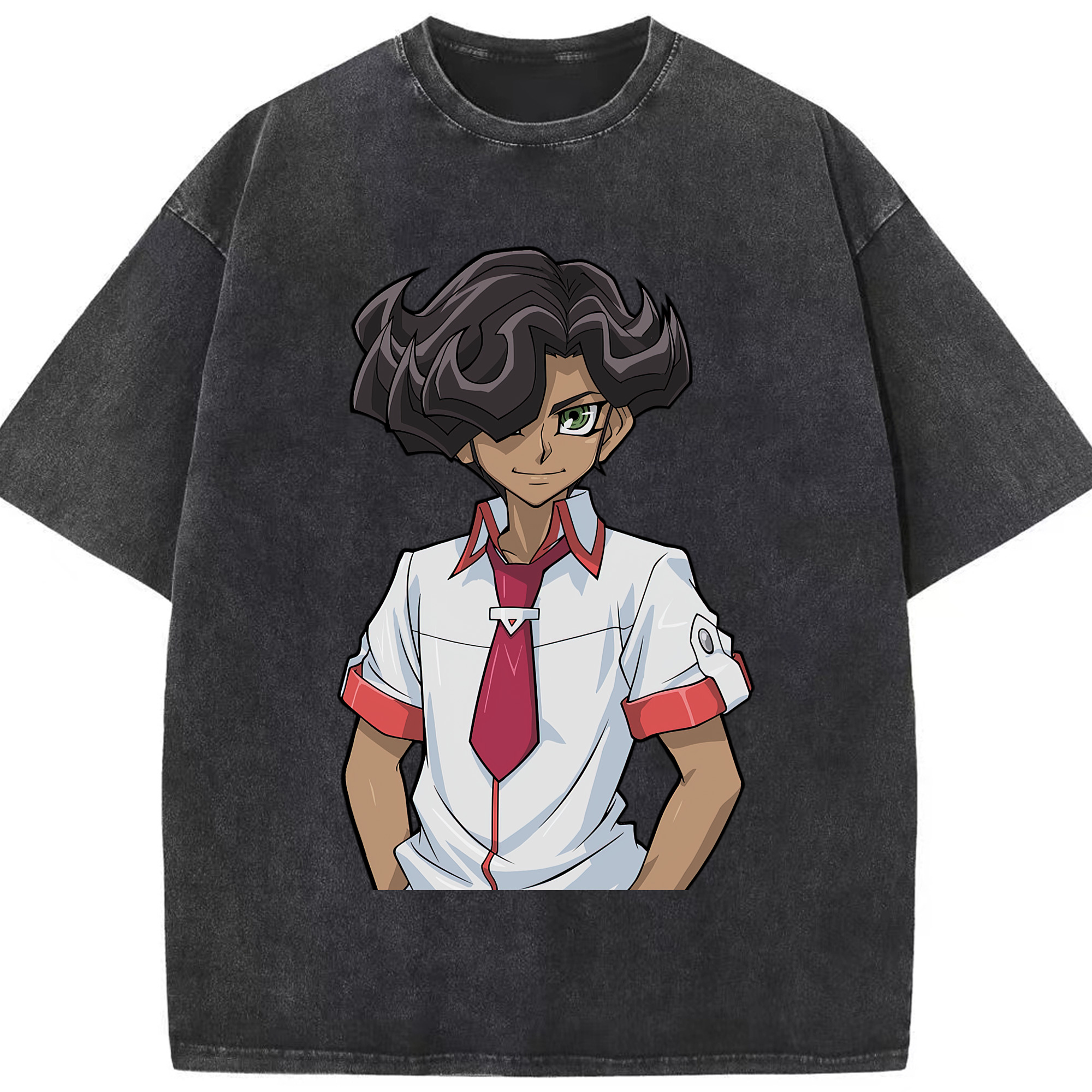 （画像用） 遊☆戯☆王 Yu-Gi-Oh! 綿100% ヴィンテージ風 半袖Tシャツ（フロントプリント）