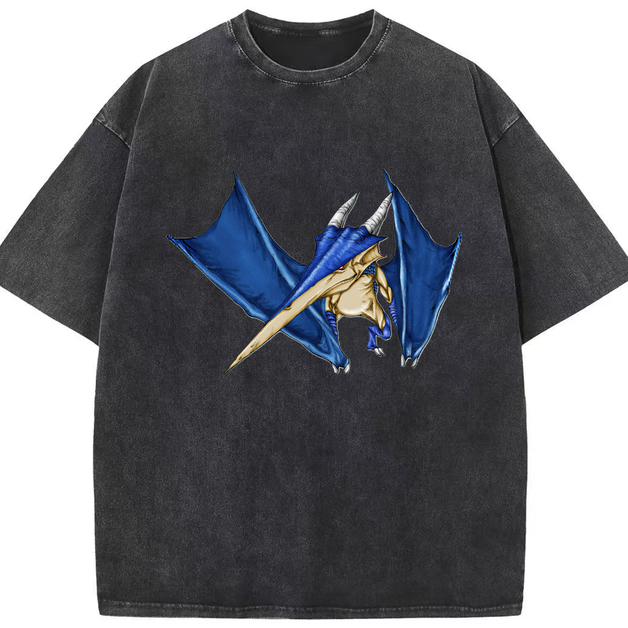 （画像用） 遊☆戯☆王 Yu-Gi-Oh! 綿100% ヴィンテージ風 半袖Tシャツ（フロントプリント）