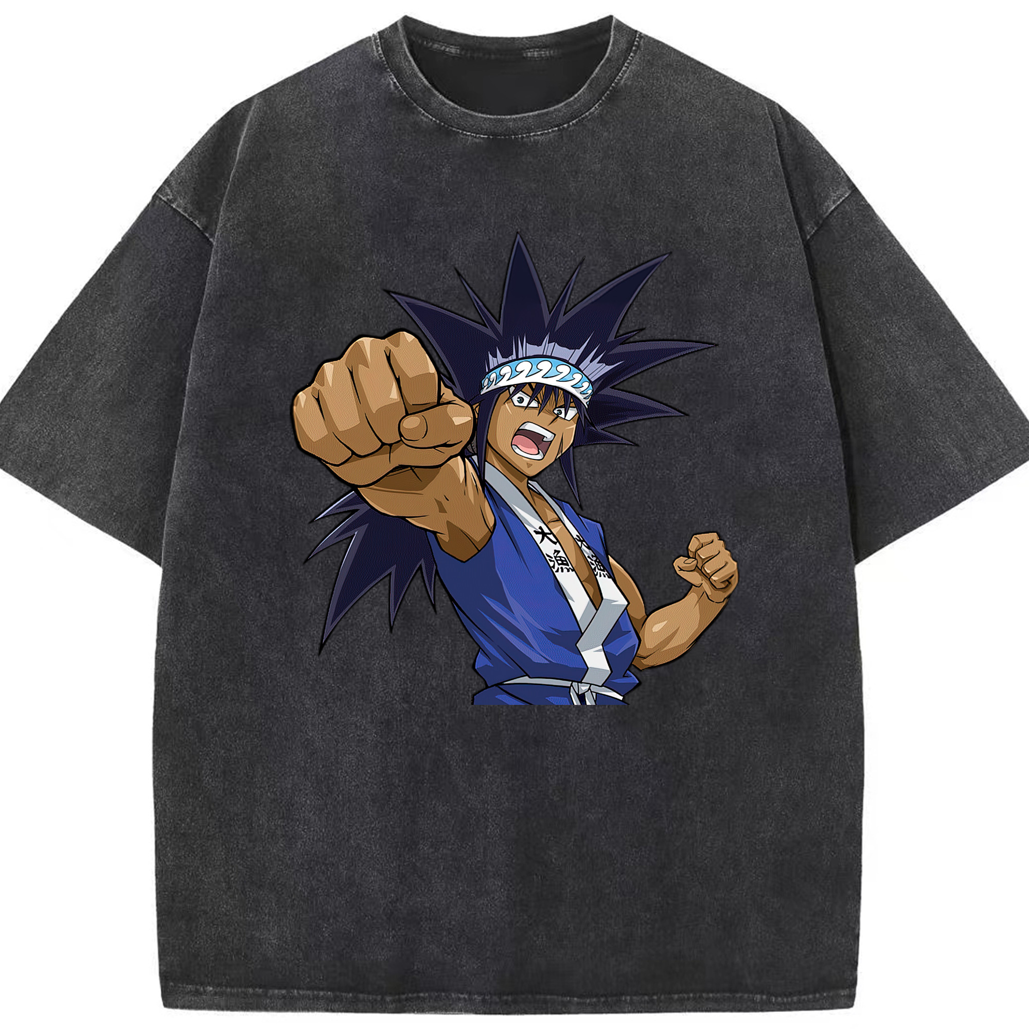 （画像用） 遊☆戯☆王 Yu-Gi-Oh! 綿100% ヴィンテージ風 半袖Tシャツ（フロントプリント）
